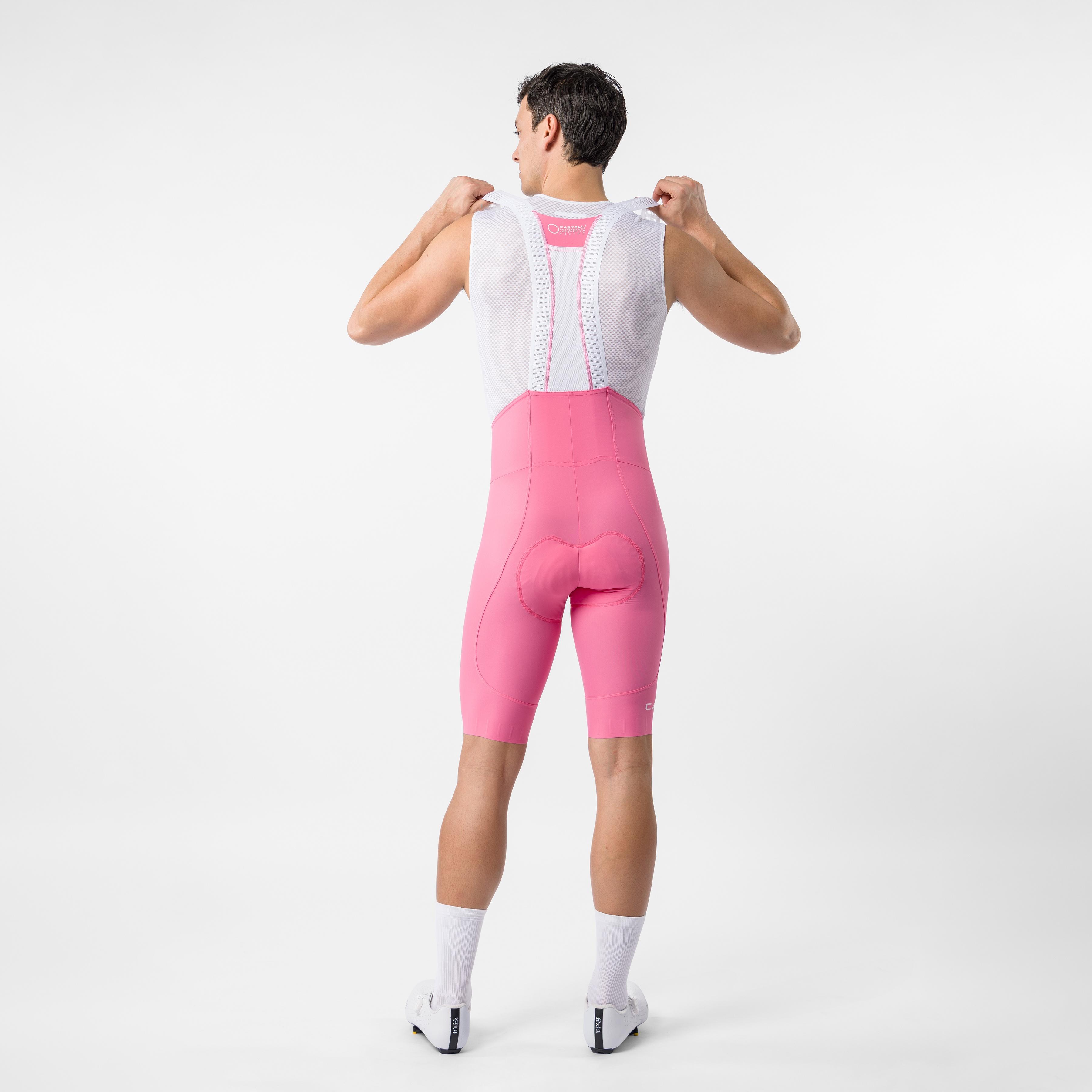 Espresso 2 bibshort - rosa giro - castelli