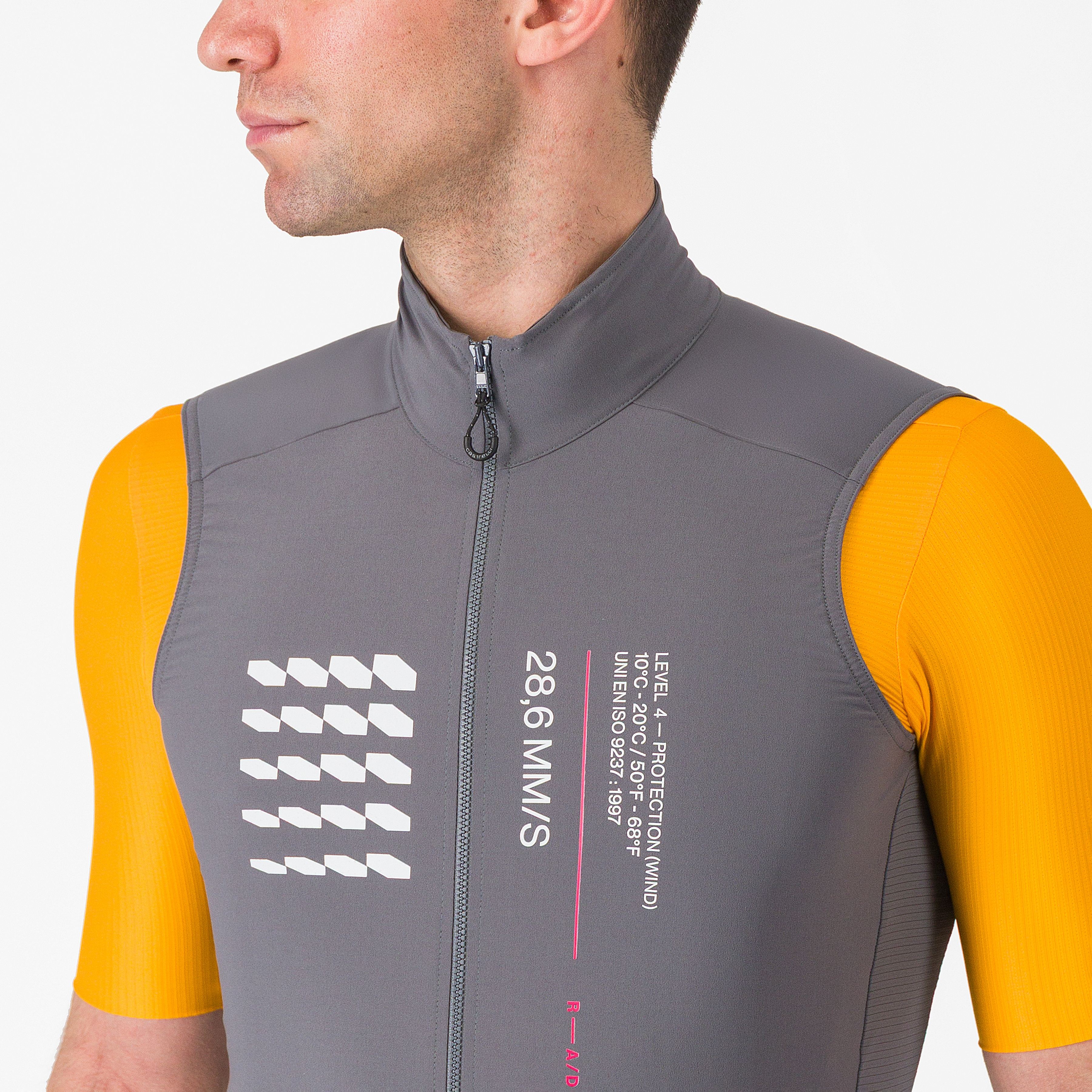Espresso r-a/d vest - smoky gray - castelli