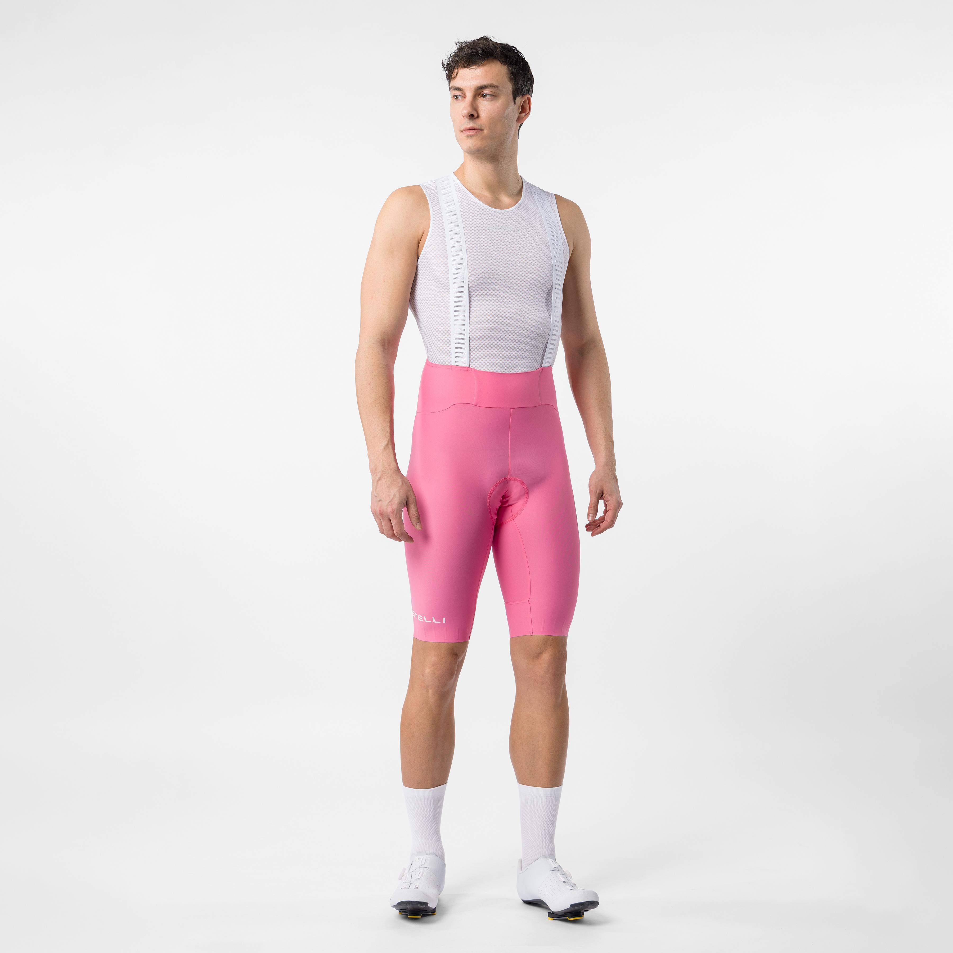 Espresso 2 bibshort - rosa giro - castelli
