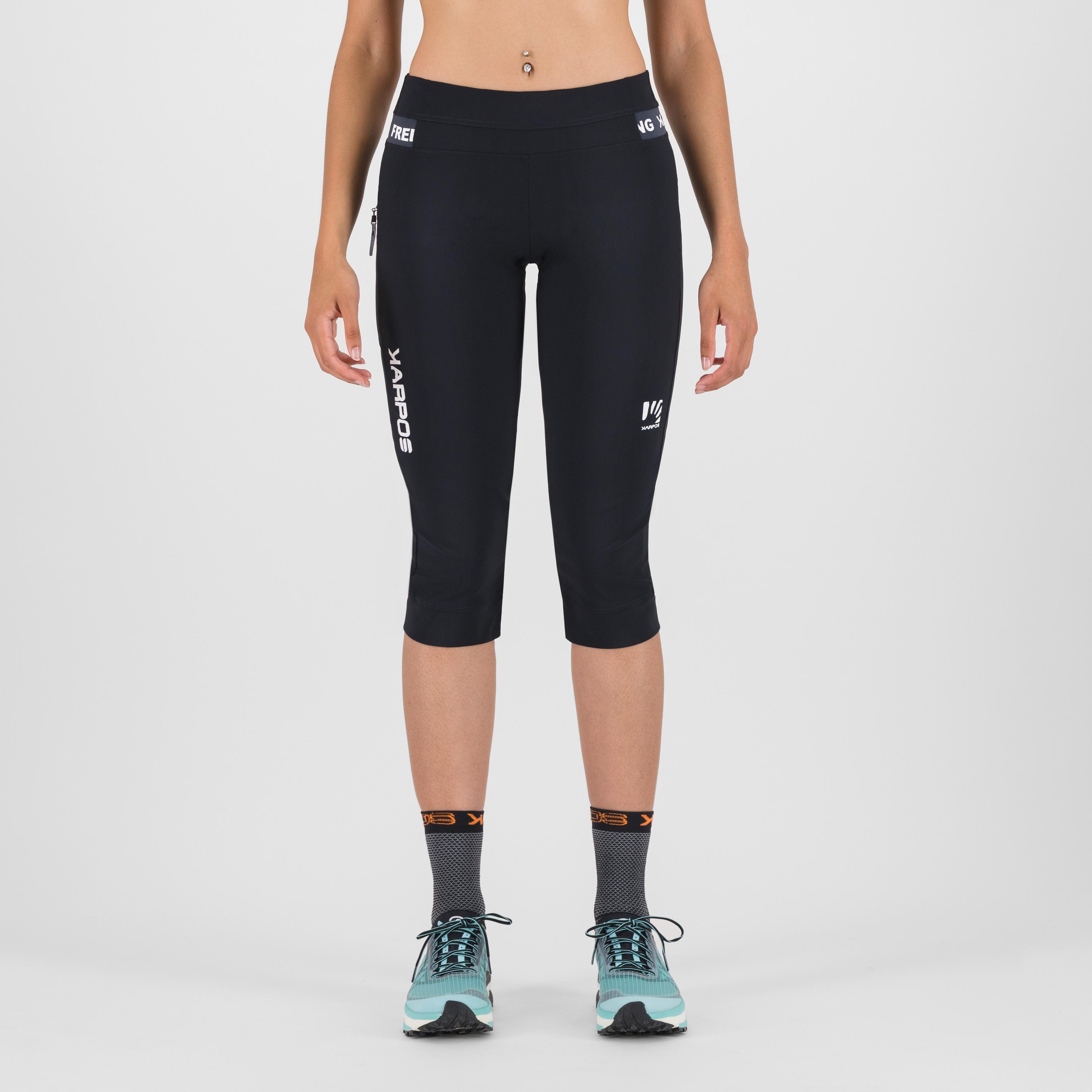 Easyfrizz w 3 4 pant - black/ombre blue - karpos