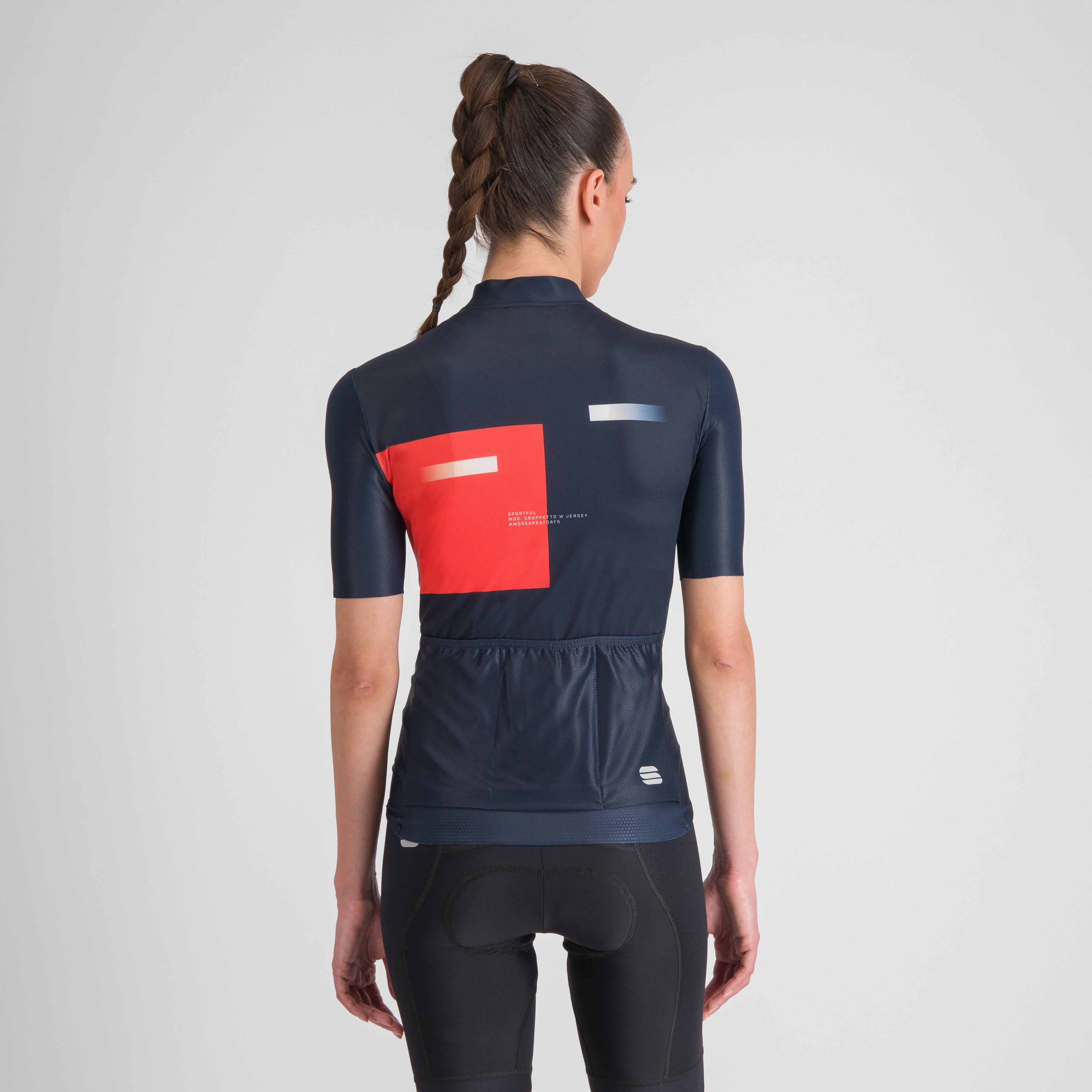 Gruppetto w jersey - galaxy blue pompelmo - sportful