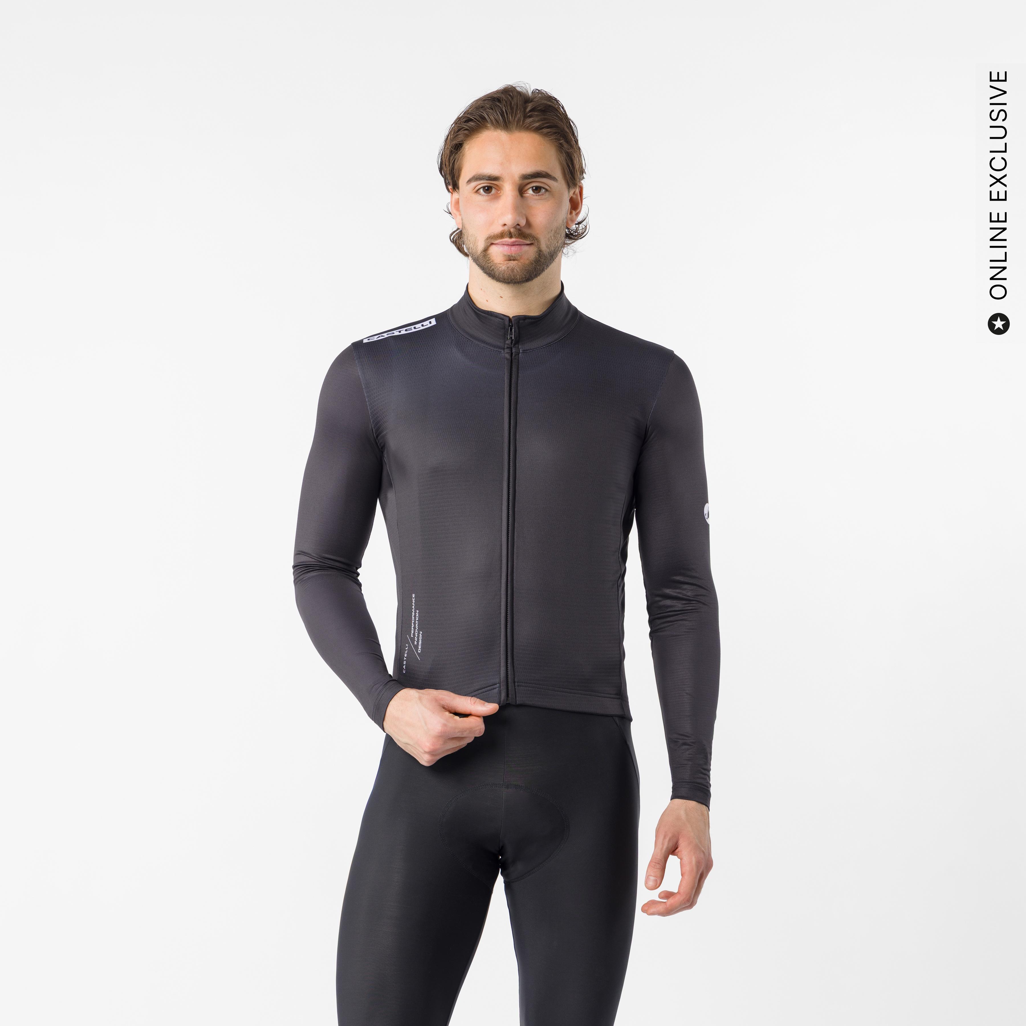 Quadro thermal jersey - black/white - castelli
