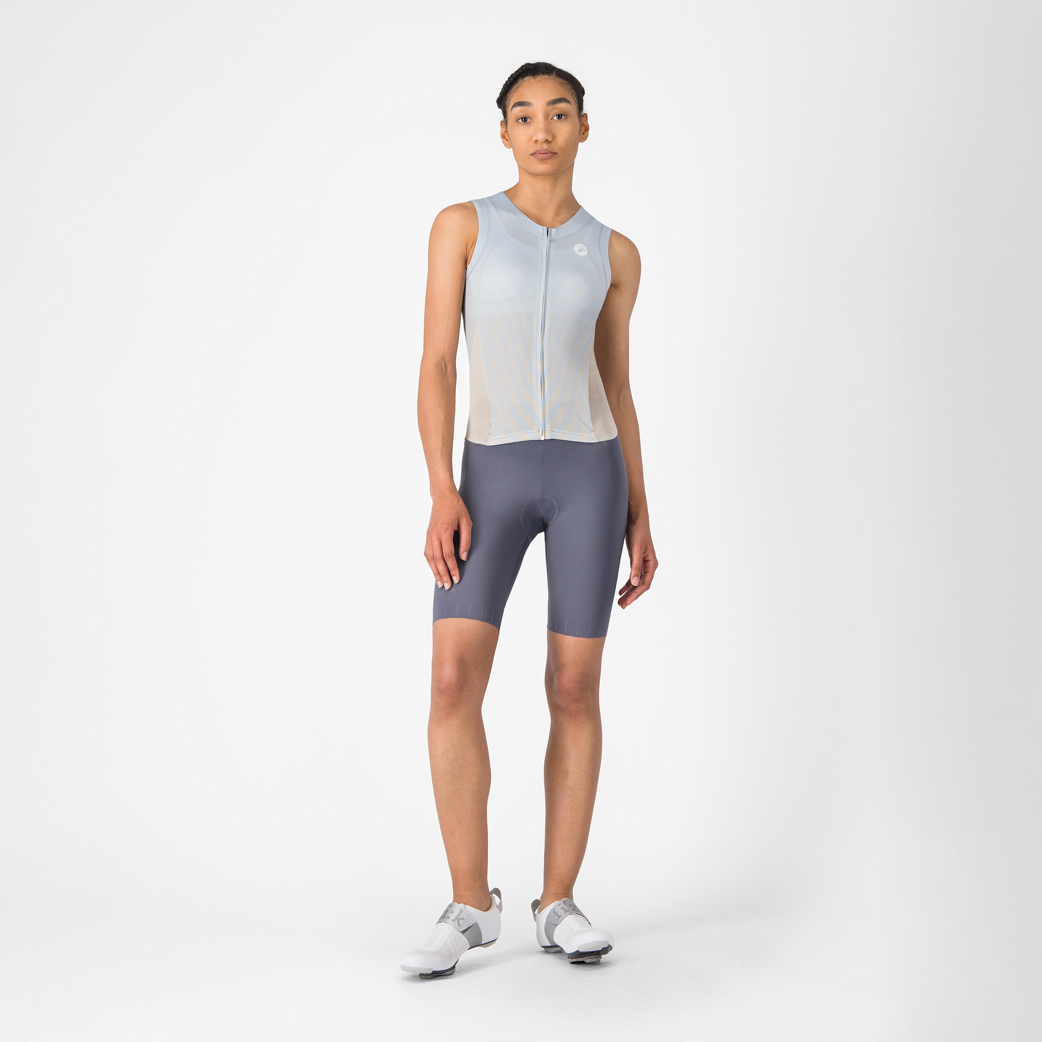 Free sanremo 3 w suit sleeveless - winter sky/silver moon-smoky g - castelli