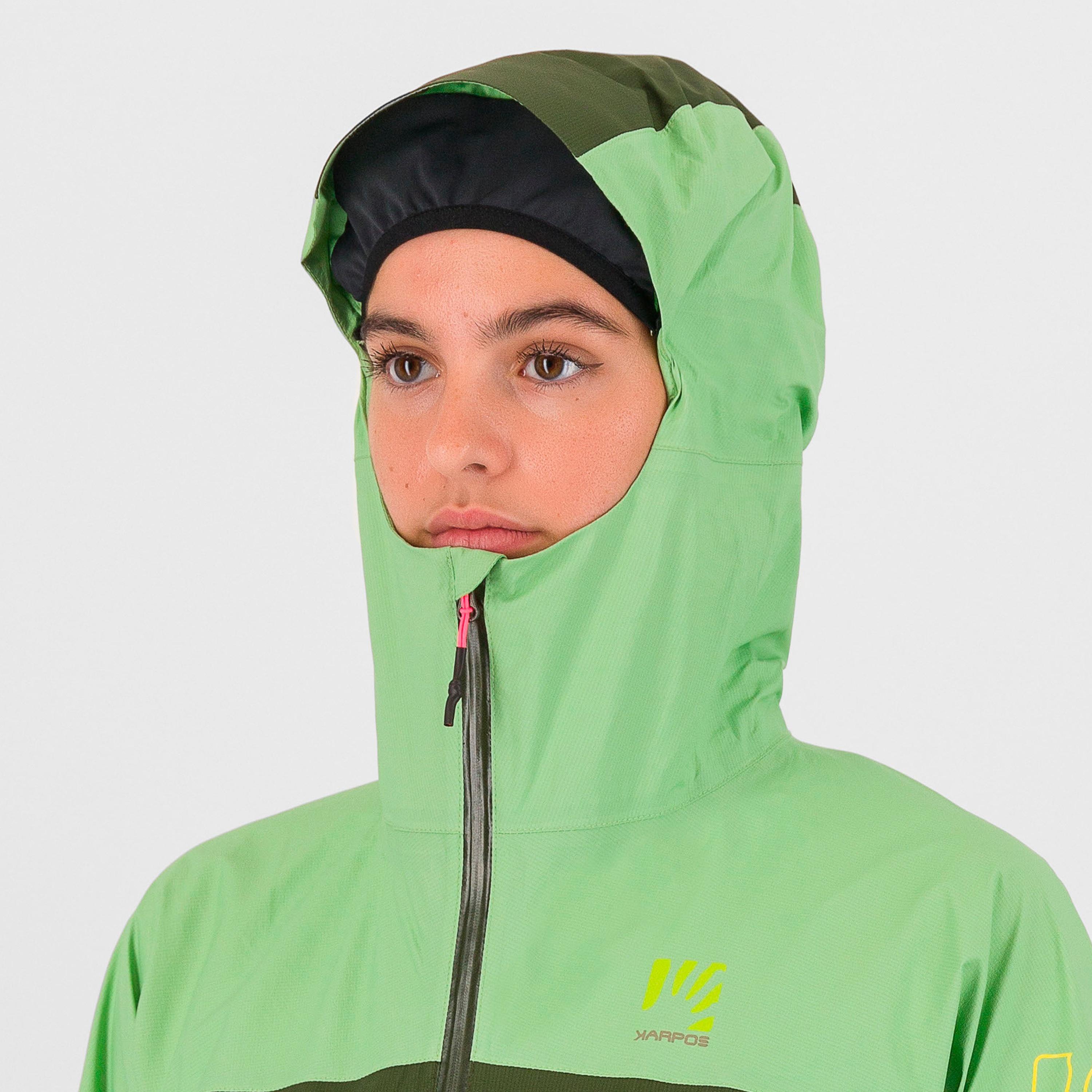 Lot rain w jacket - arcadian/rifle green - karpos