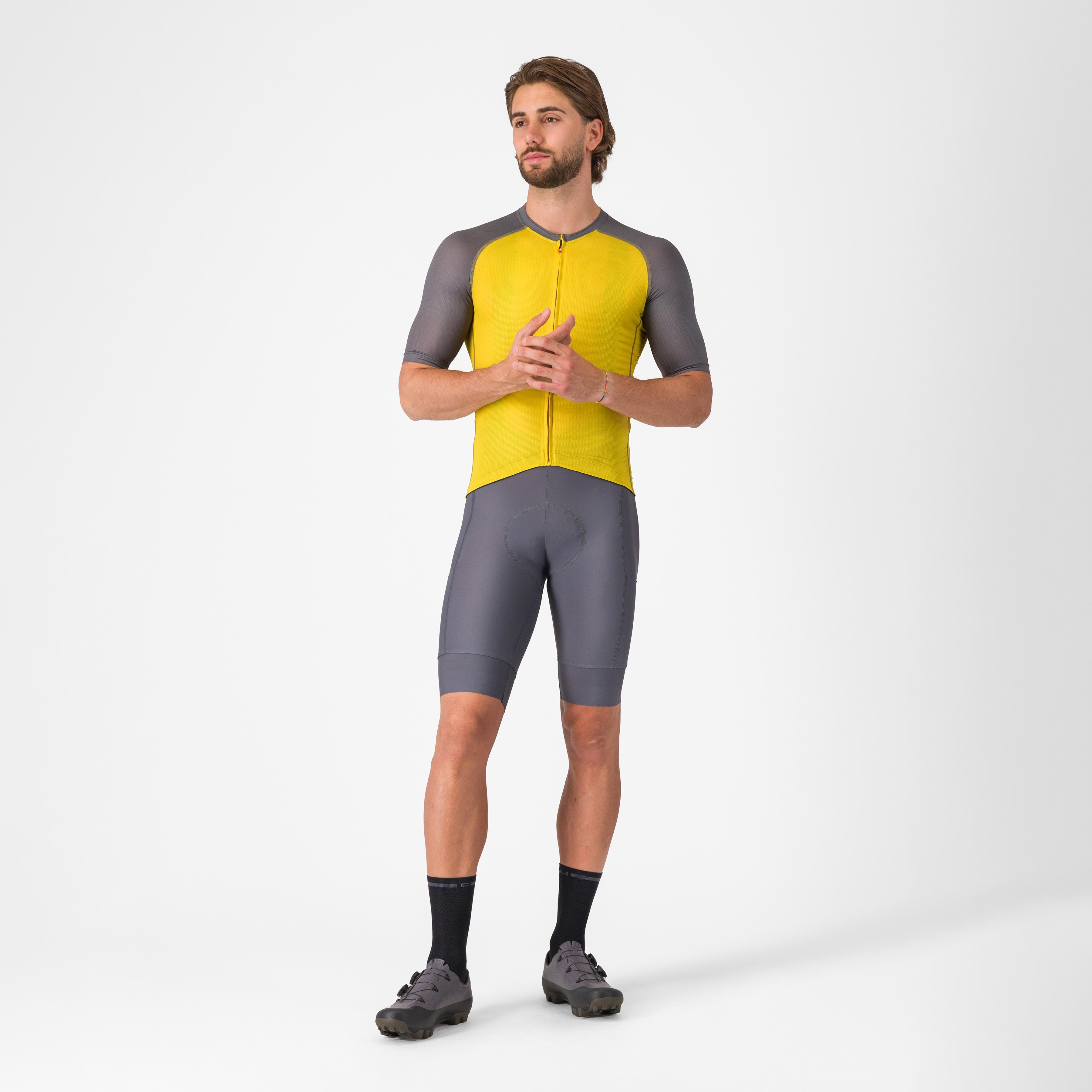 Unlimited endurance 3 jersey - mango mojito/smoky gray-elmwoo - castelli