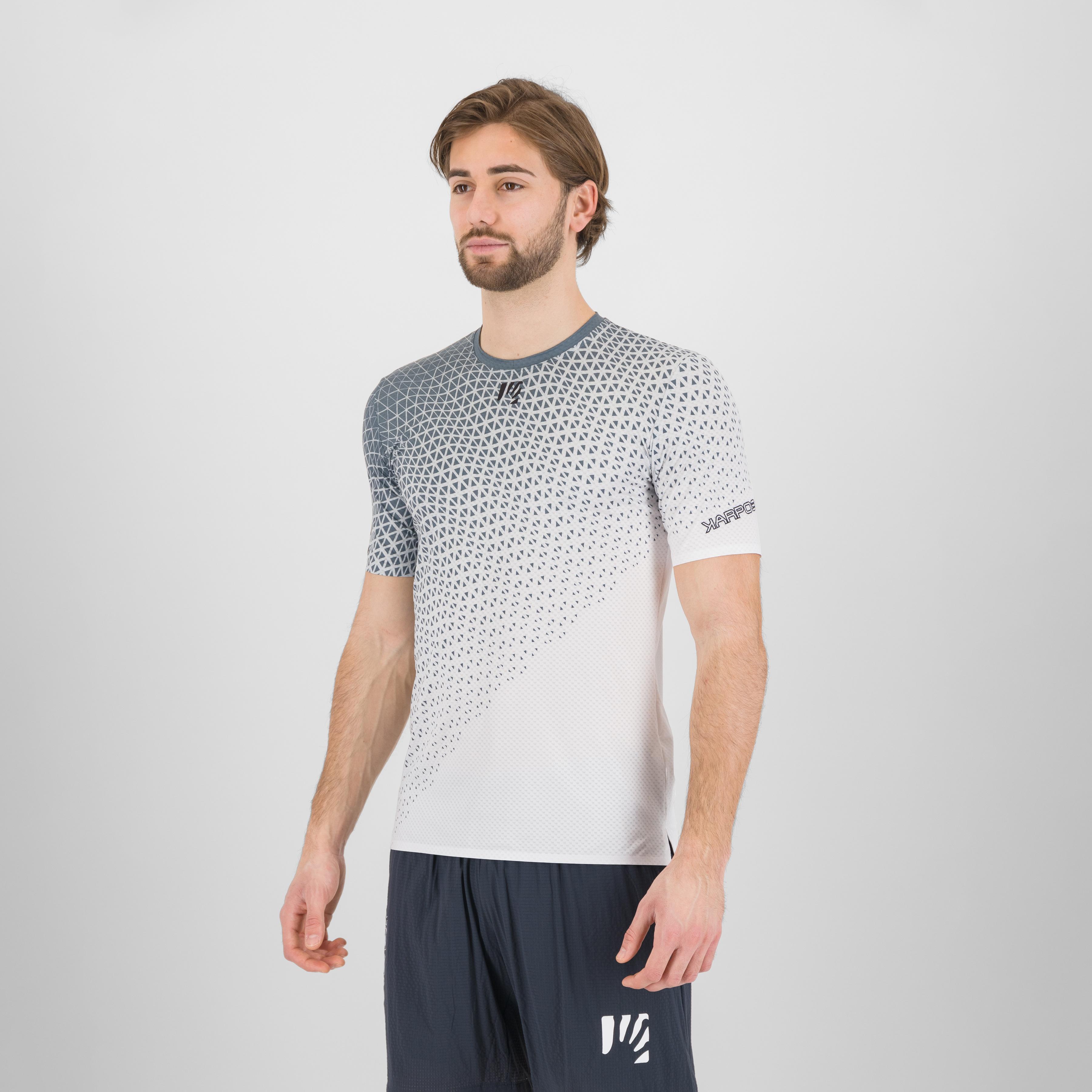 Lavaredo ultra jersey - bright white/woodl.gray/vulcan - karpos