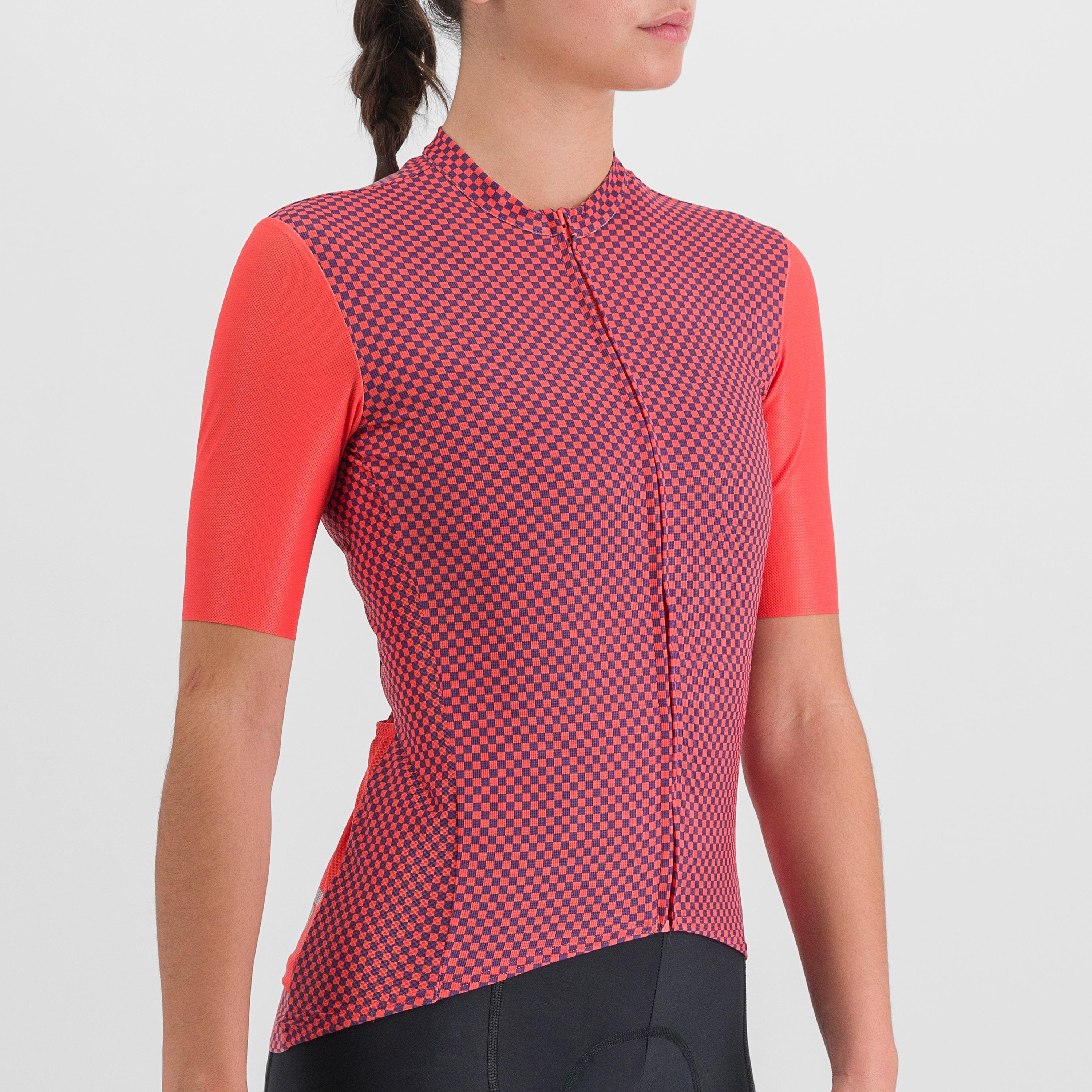 Checkmate  w jersey - pompelmo mulled grape - sportful