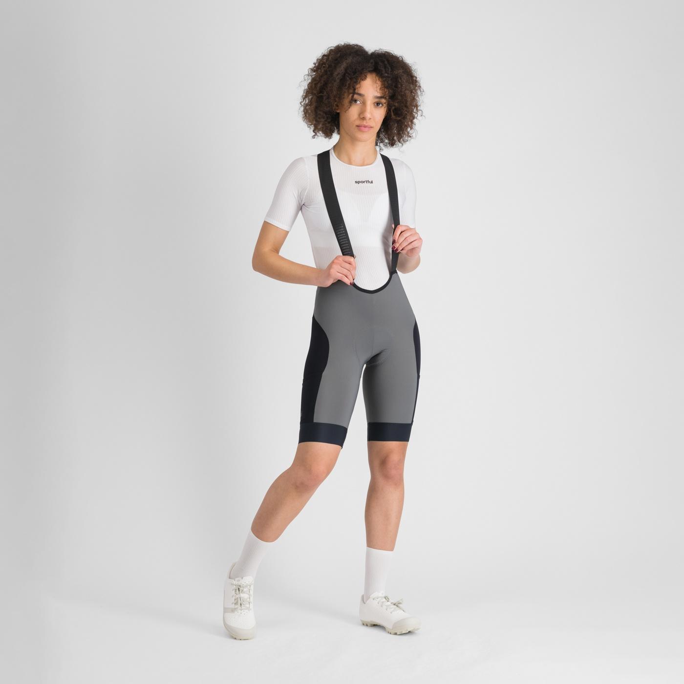 Supergiara 2 w bibshort - gun metal / black - sportful