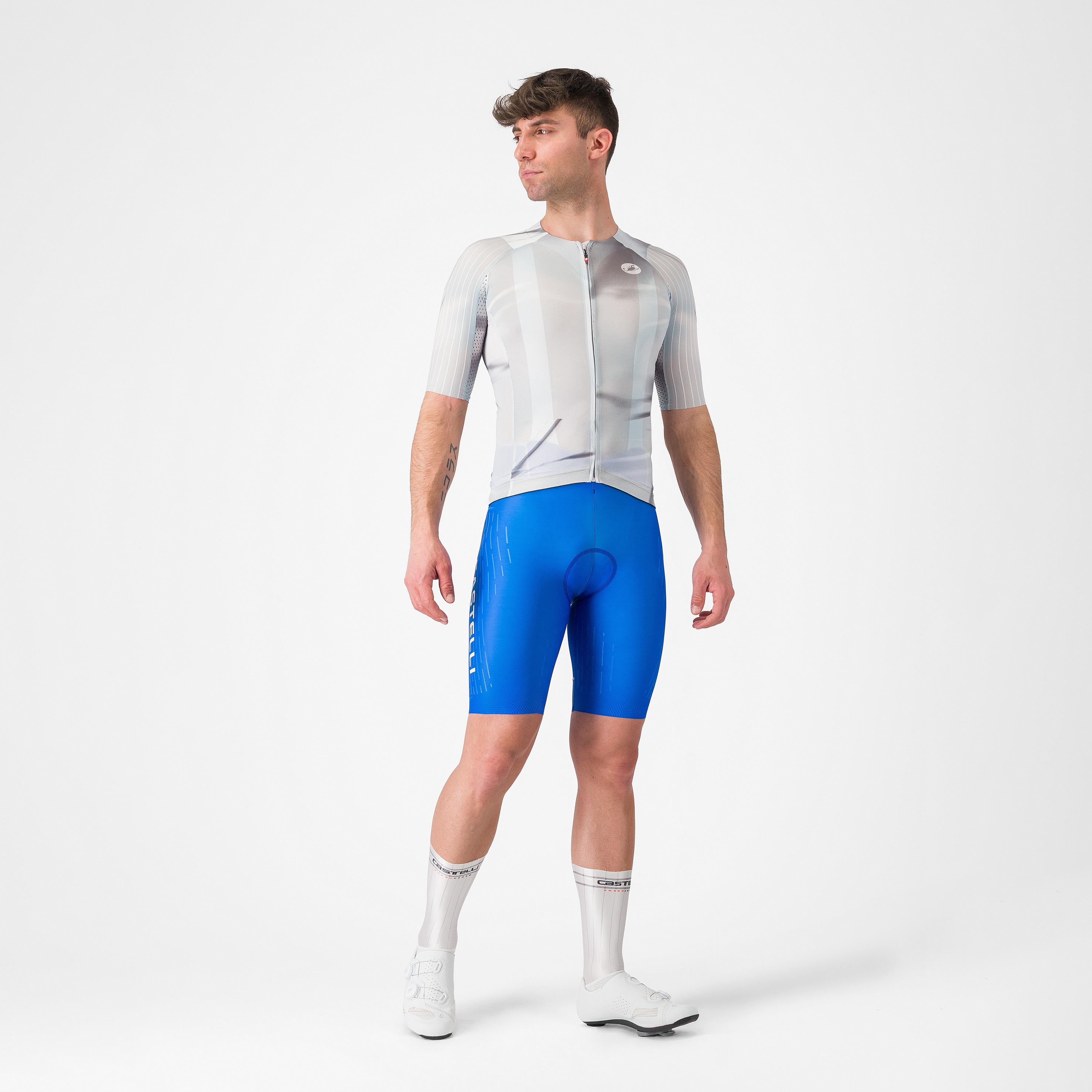 Aero race 8s jersey - silver gray/smoky gray - castelli