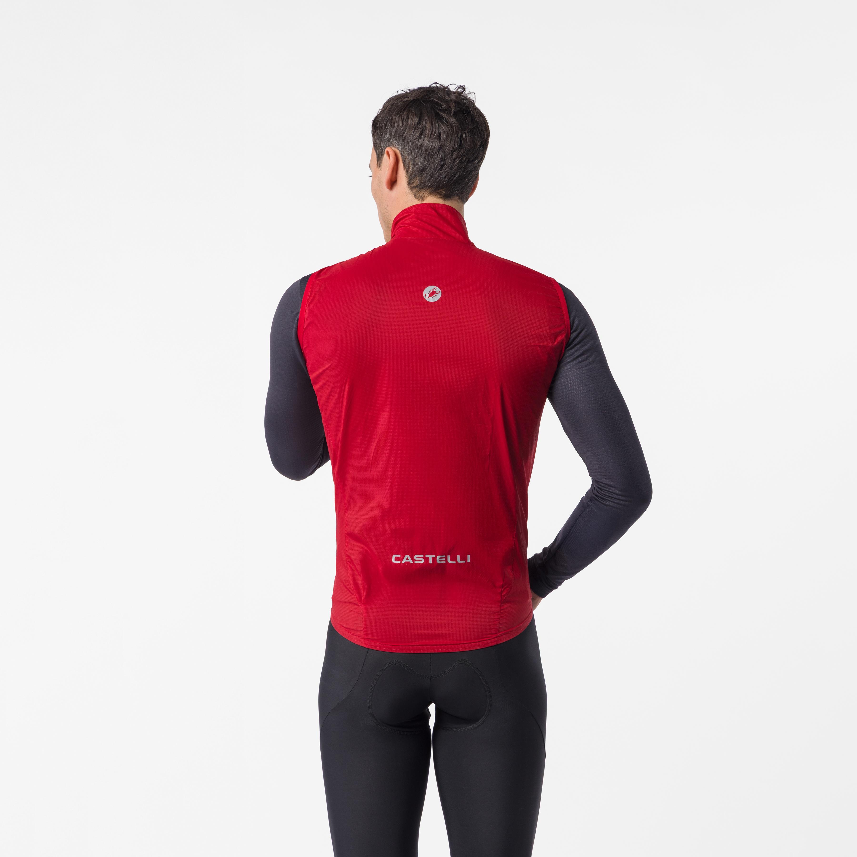 Transition air vest - rich red - castelli