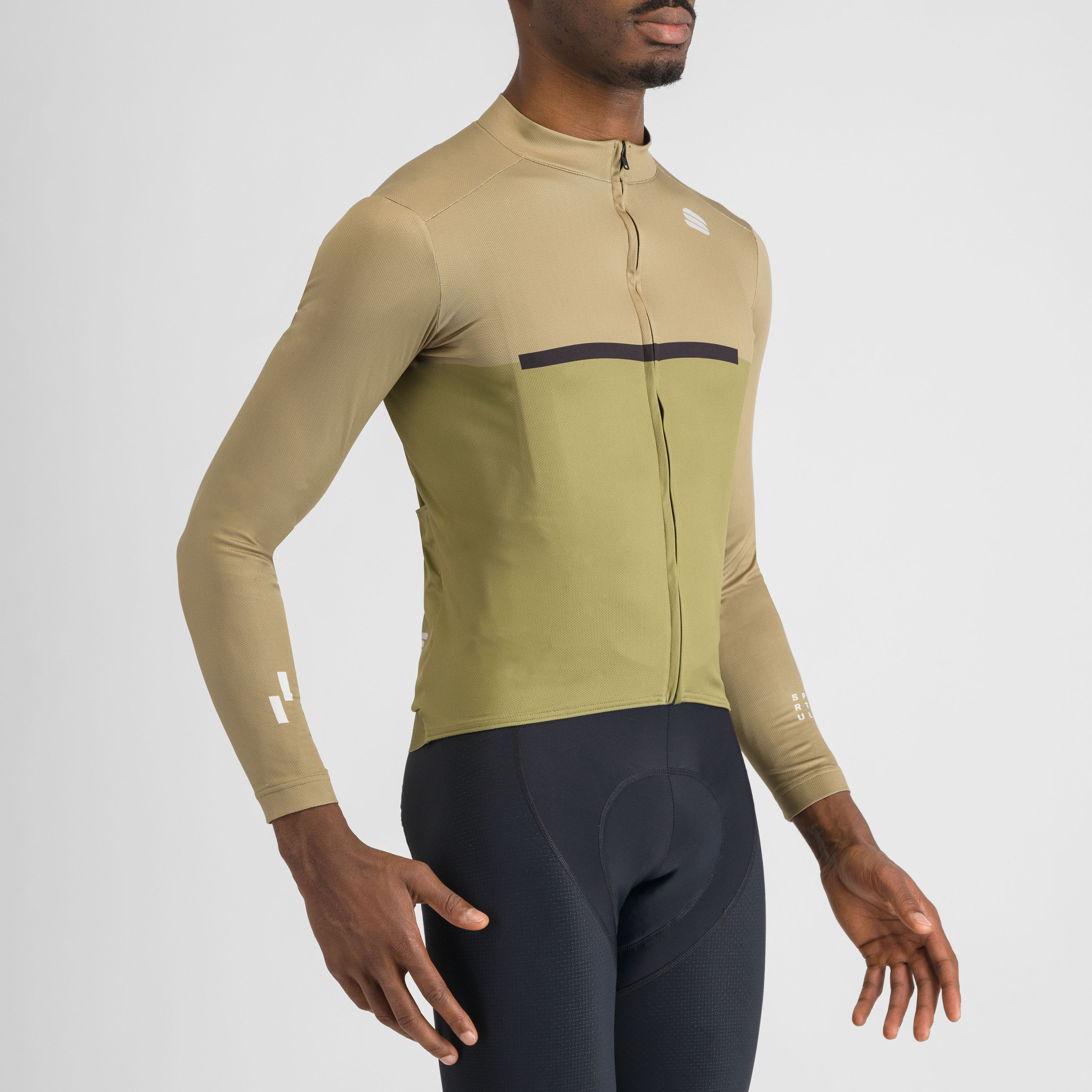Pista thermal jersey - forest green olive black - sportful