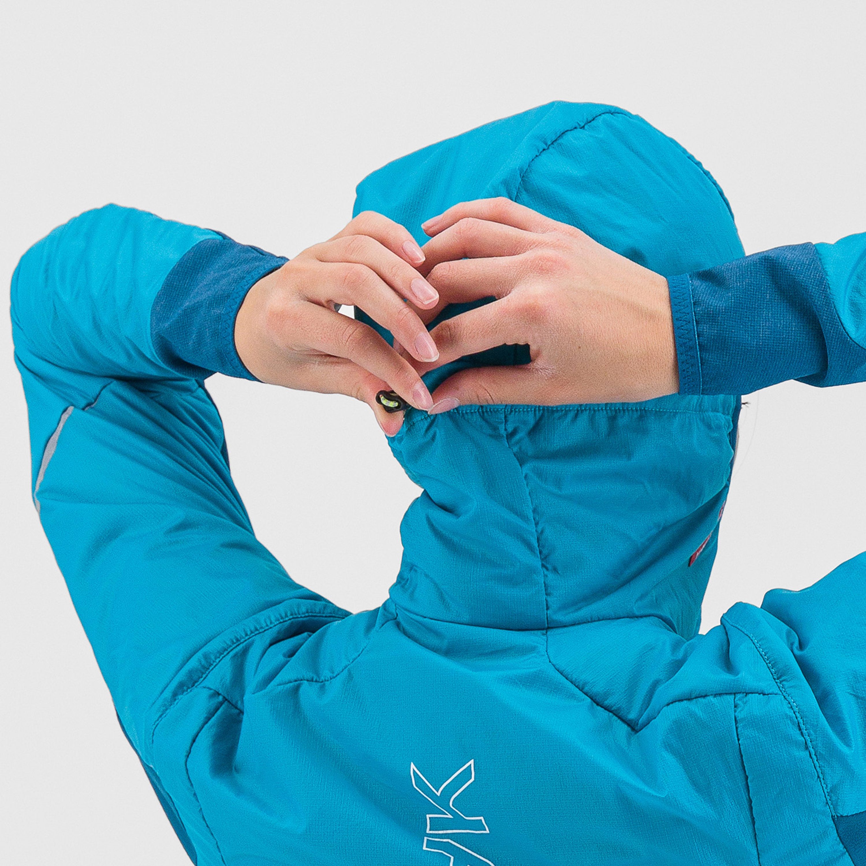 K-performance hybrid w jacket - bluebird/moroccan blue - karpos