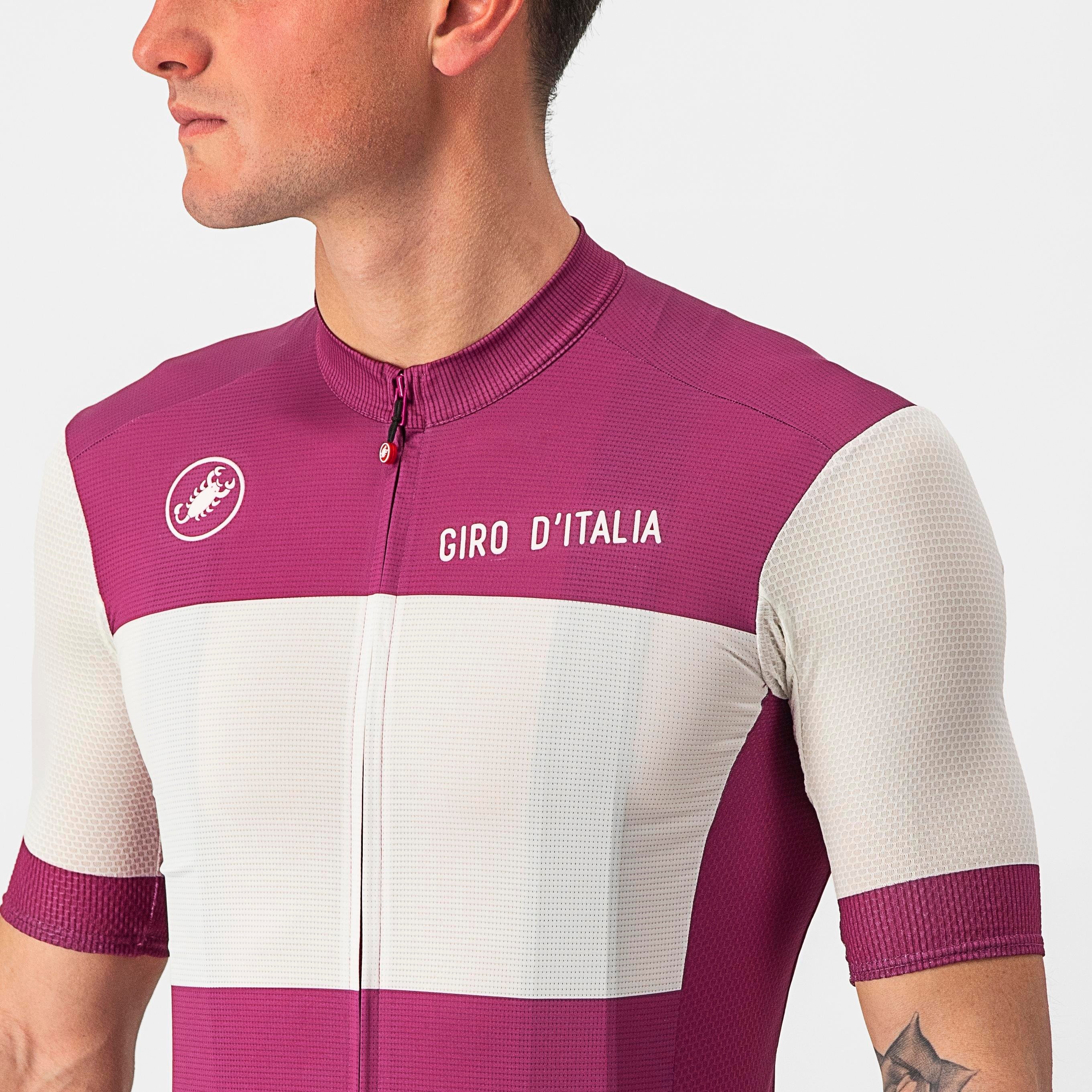 Fuori #giro jersey - ciclamino - castelli