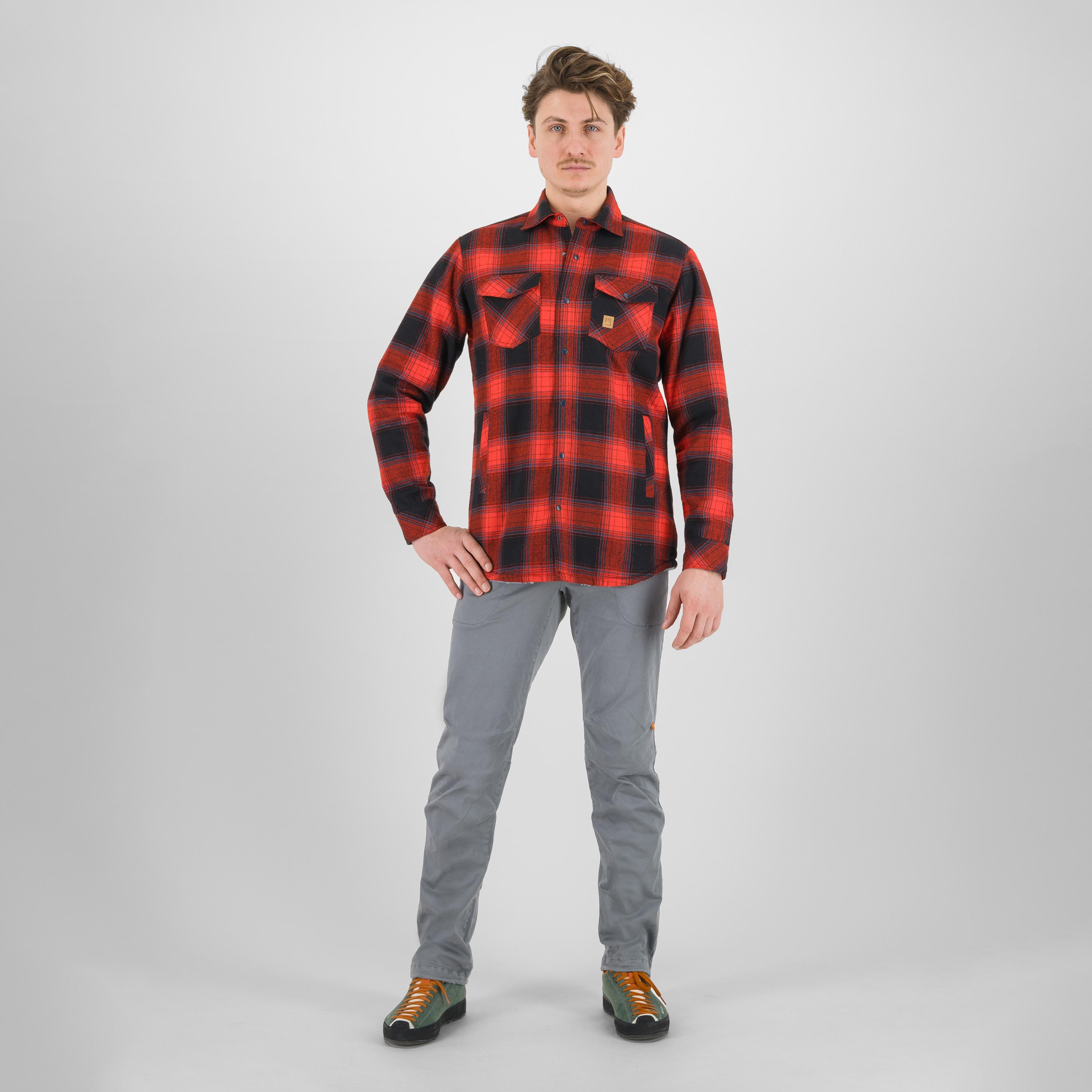 Tasso jacket - fiery red/black - karpos