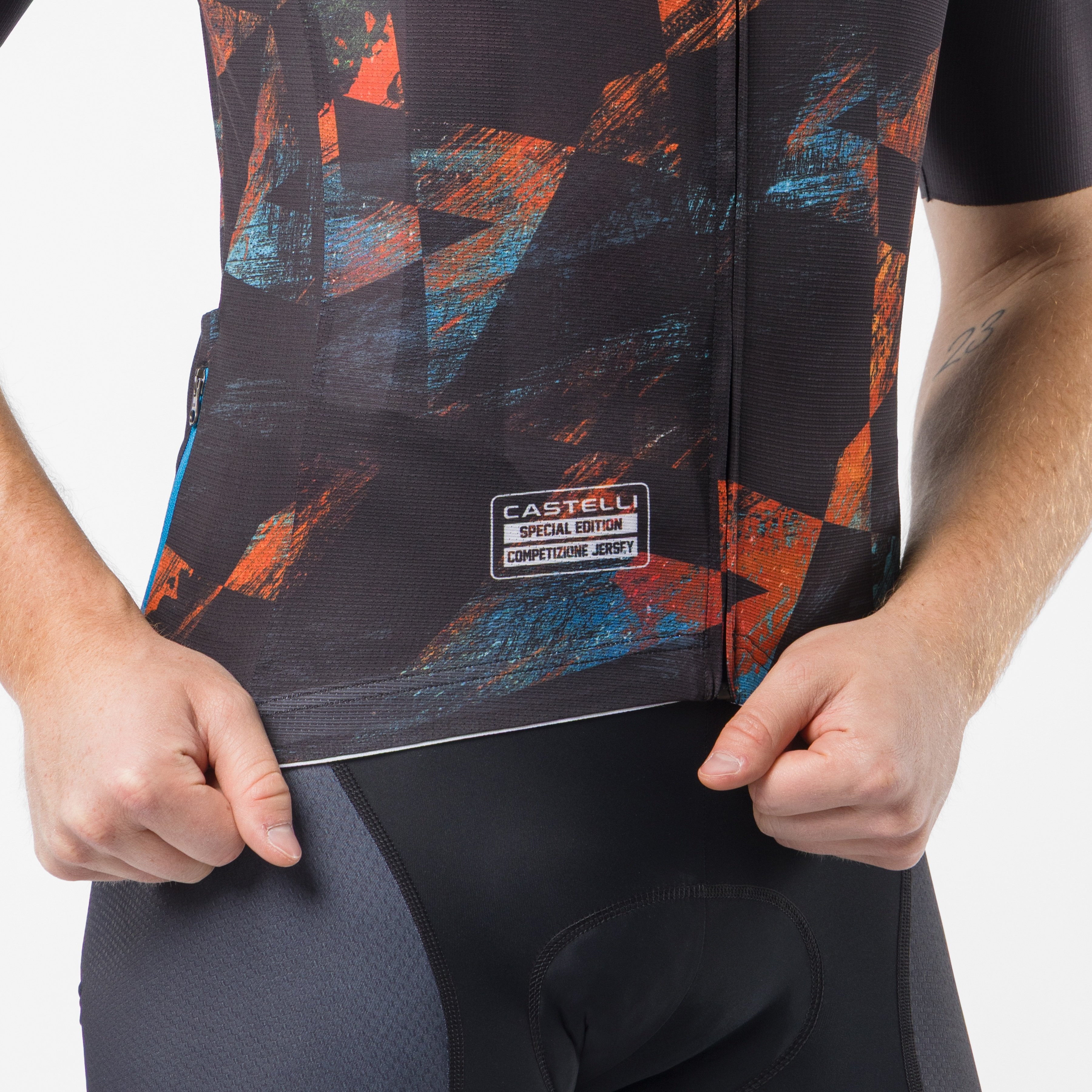 Photofinish competizione 4 jersey limited edition - black zip - castelli