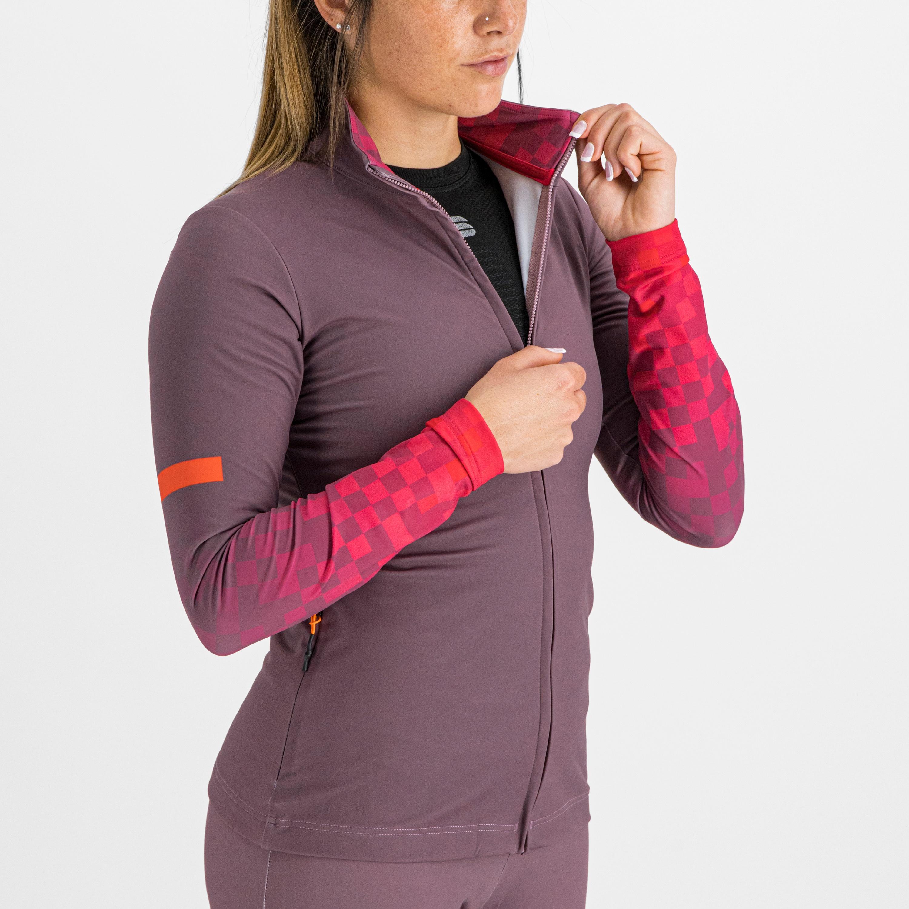 Squadra w jersey - mauve / rasberry - sportful