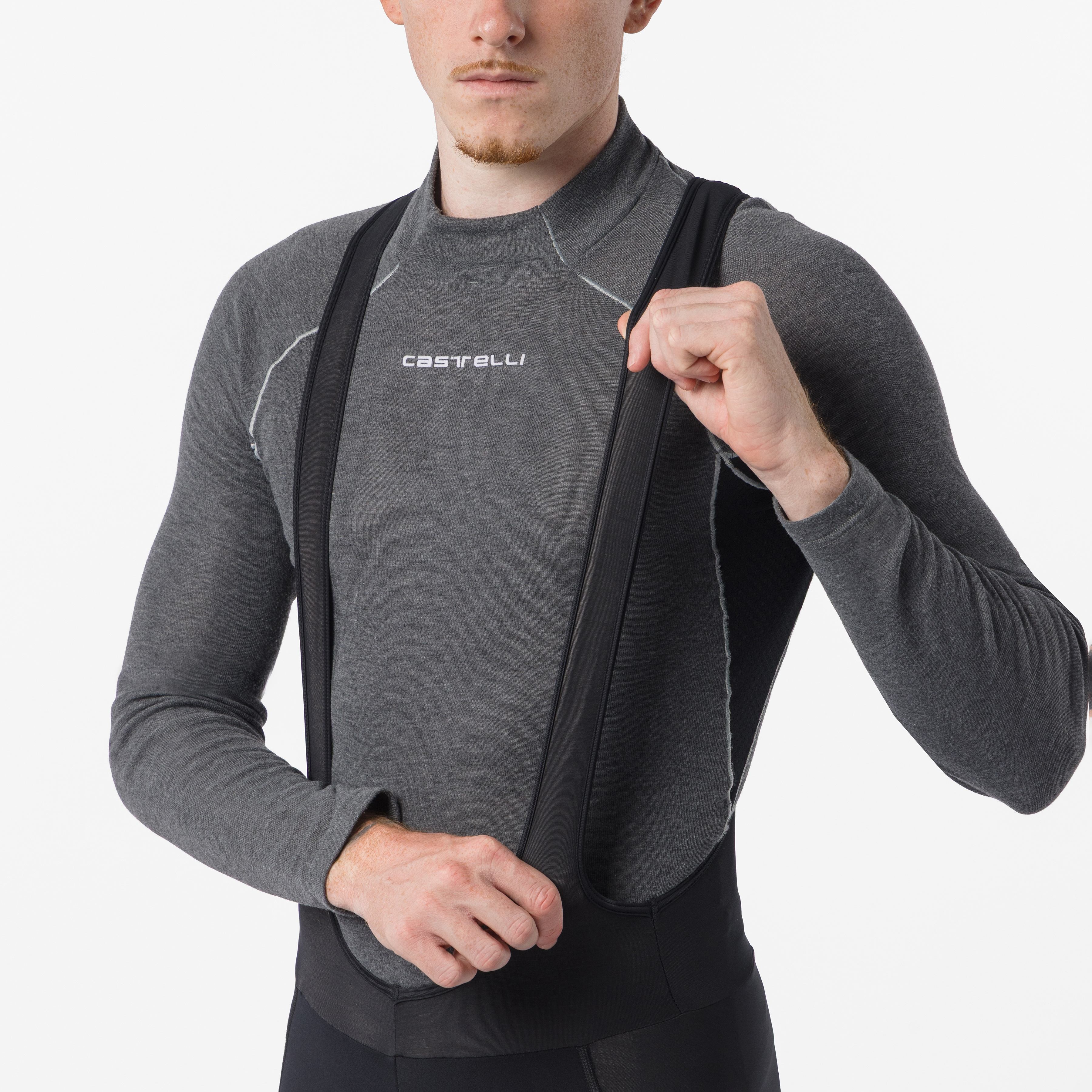 Entrata 2 wind bibtight - black - castelli