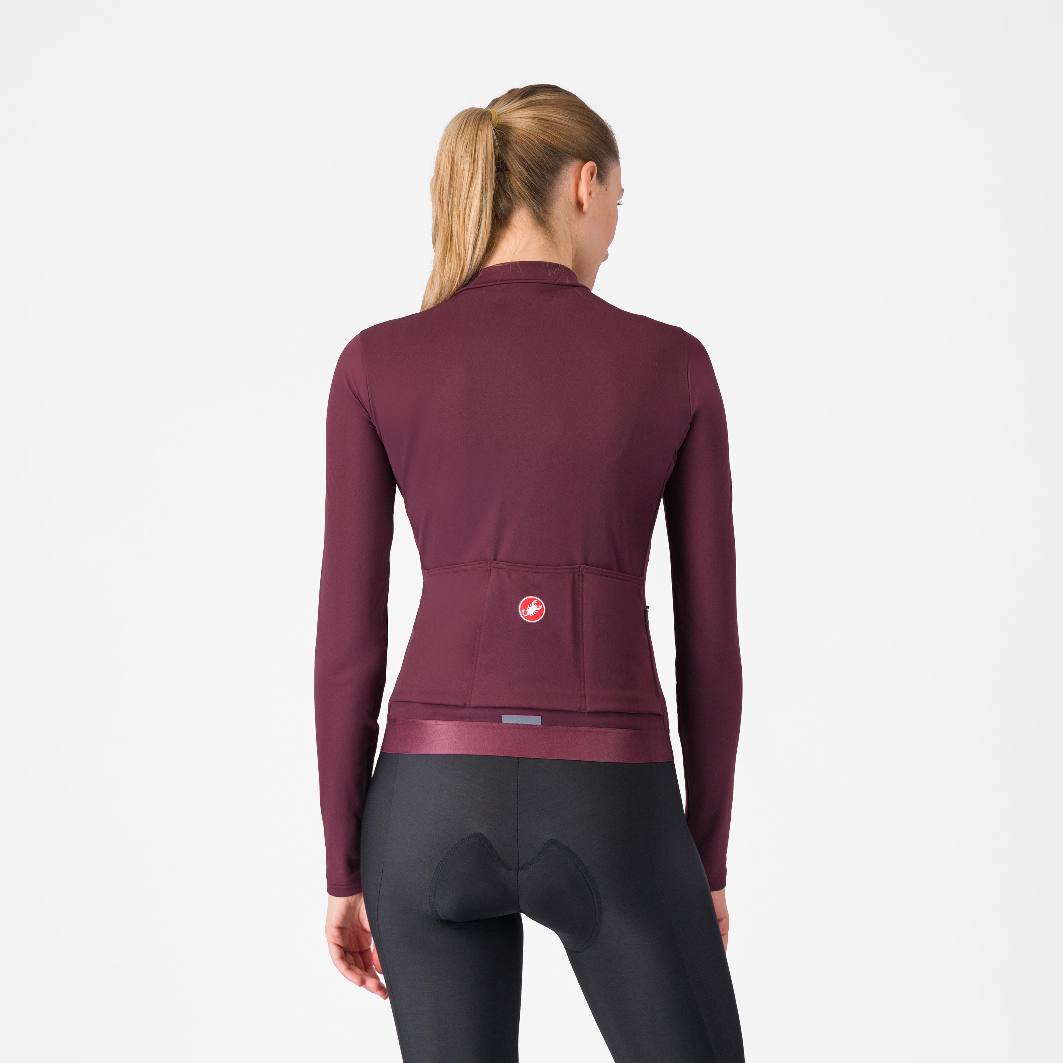 Espresso thermal w jersey - deep bordeaux - castelli