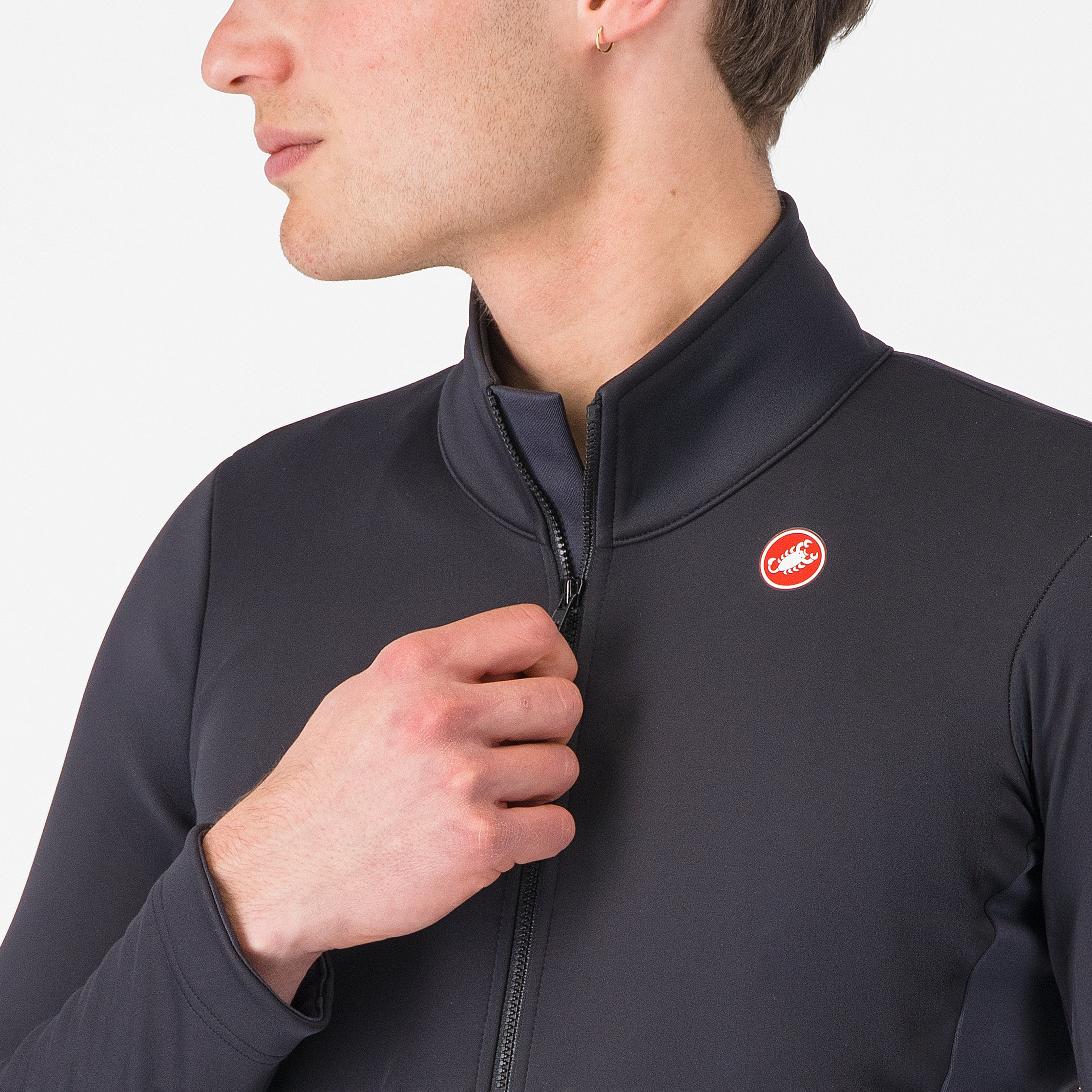 Entrata 2 jacket - light black/dark gray - castelli