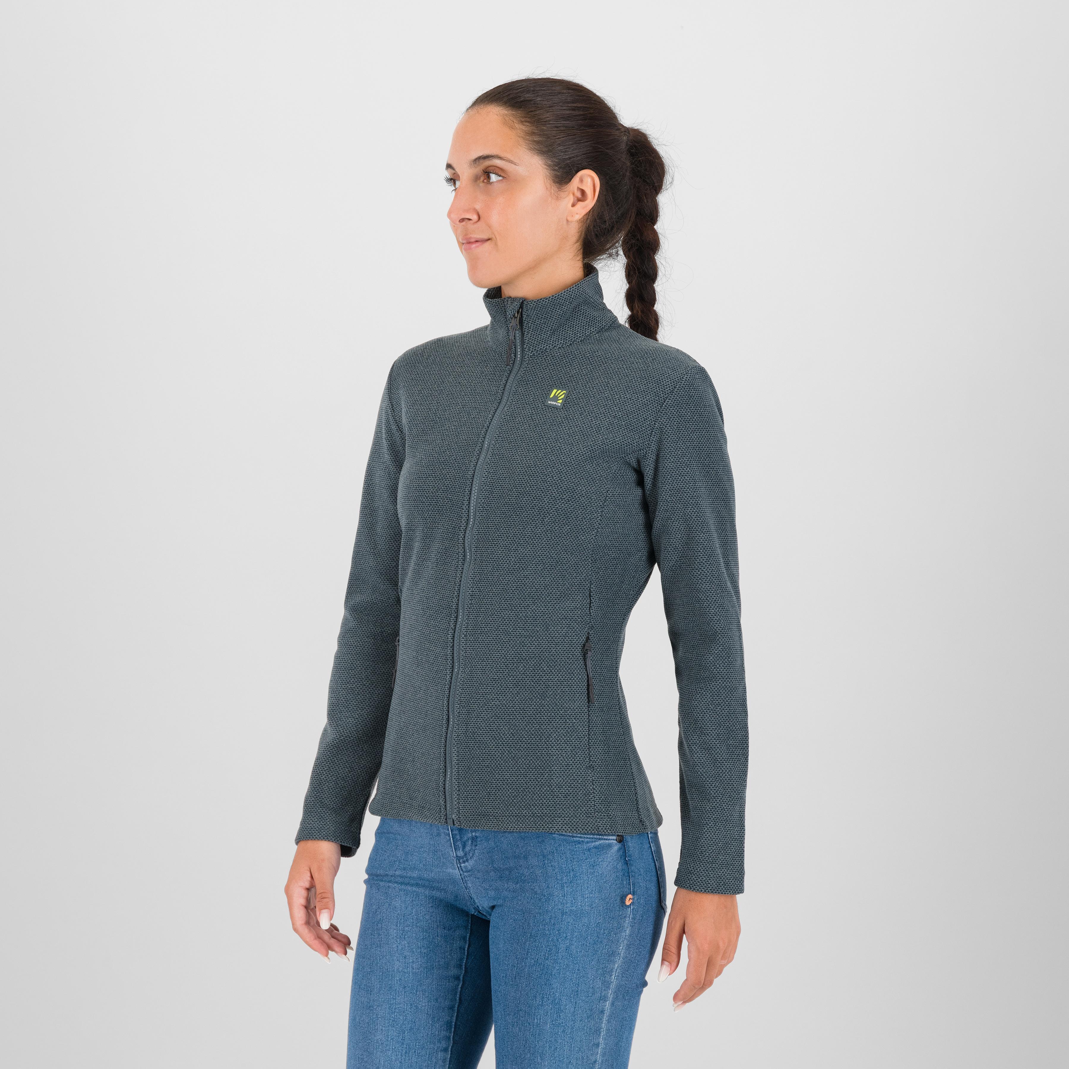 Rosetta w fleece - dark slate - karpos