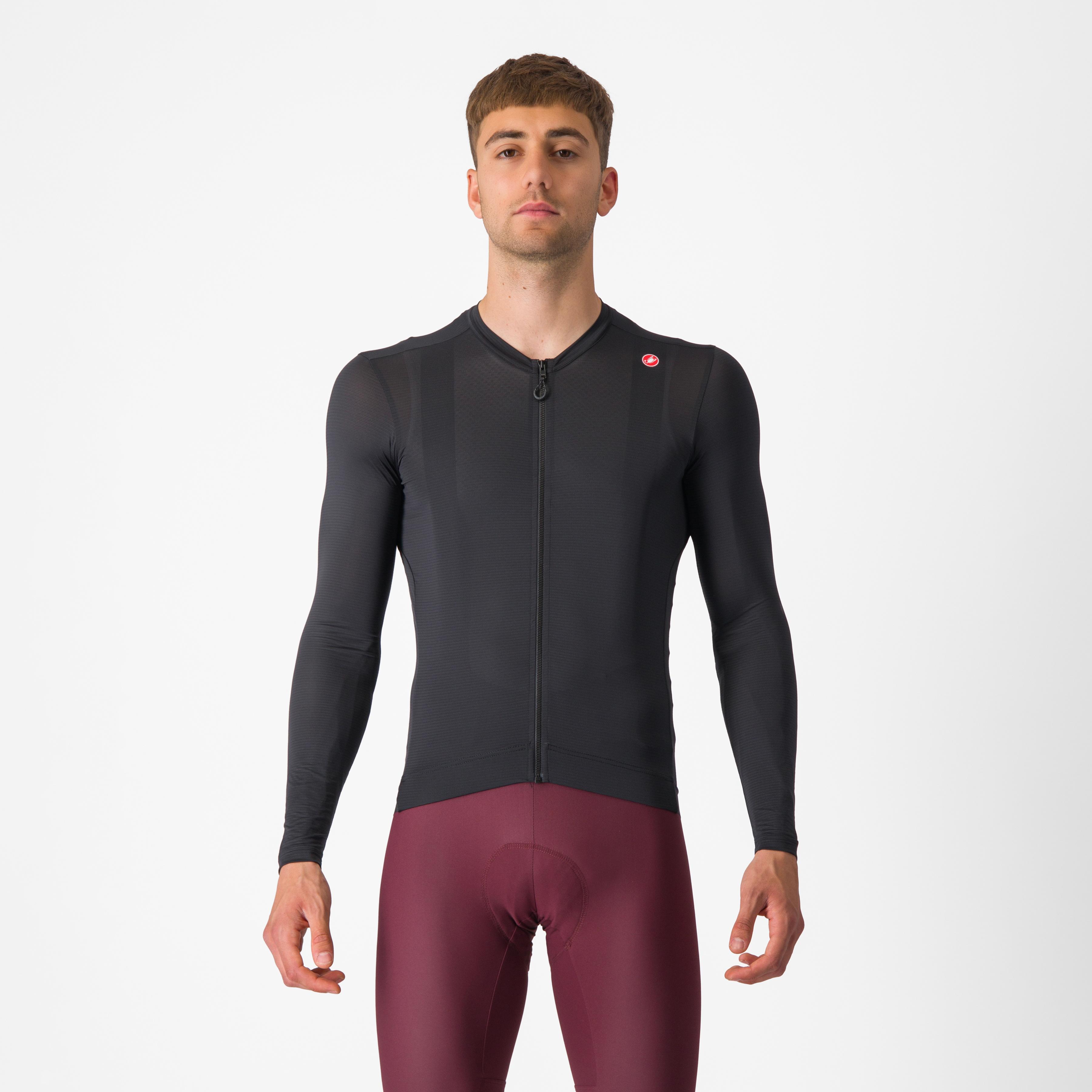 Espresso ls jersey - light black/dark gray - castelli