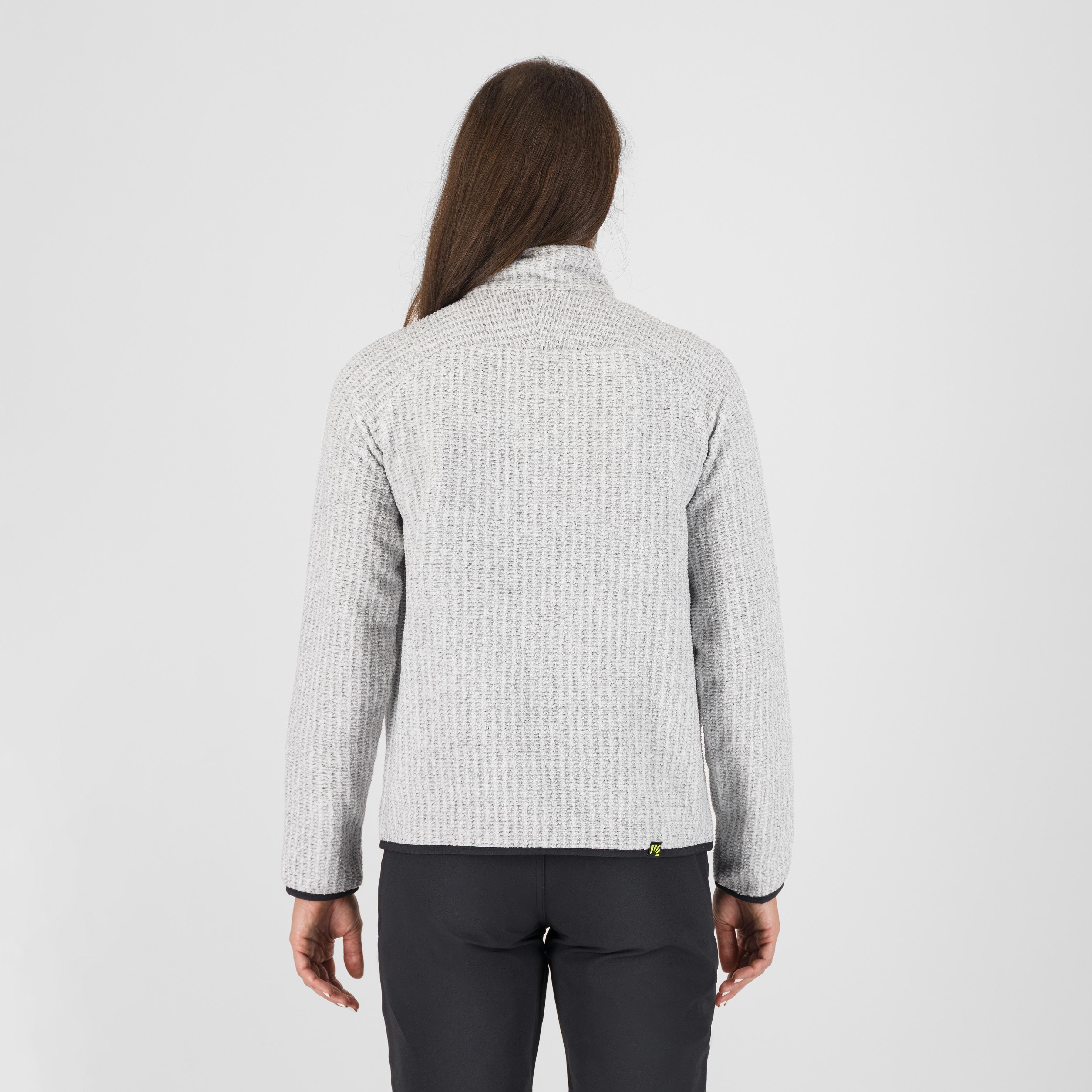 Rocchetta half zip w fleece - bright white - karpos