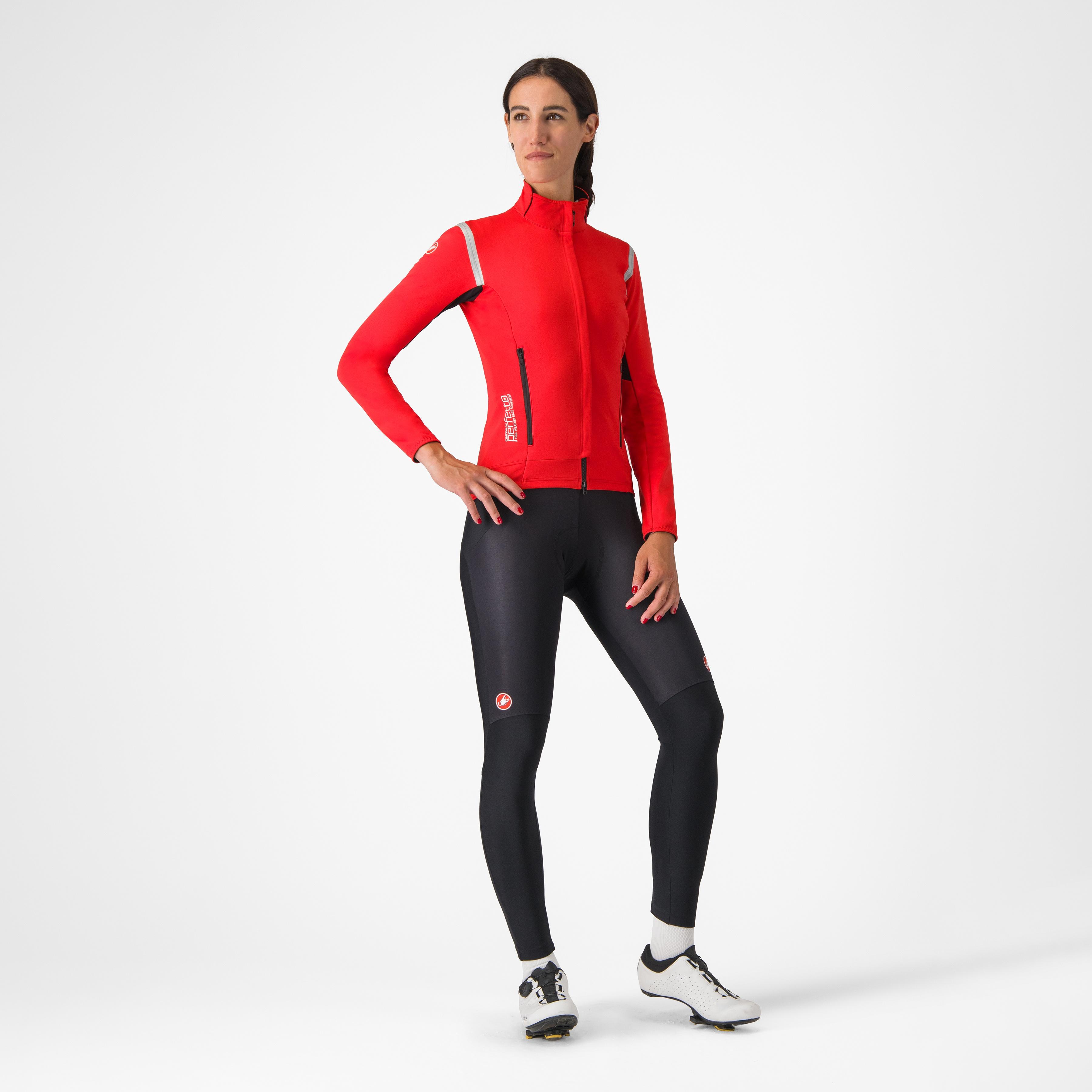 Sorpasso ros  w bibtight - black/silver reflex - castelli
