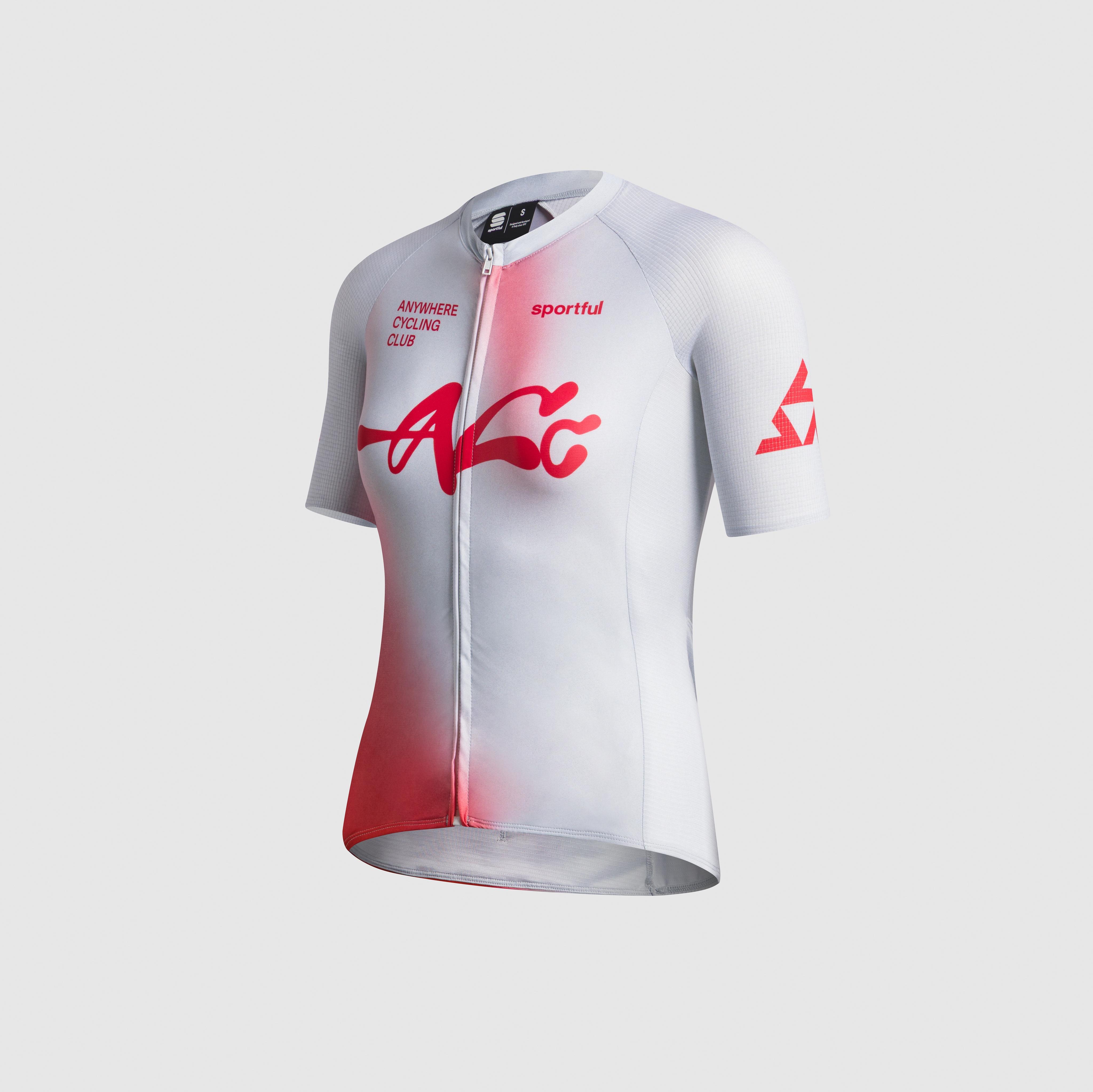 Anywhere supernova w jersey - grey red - sportful