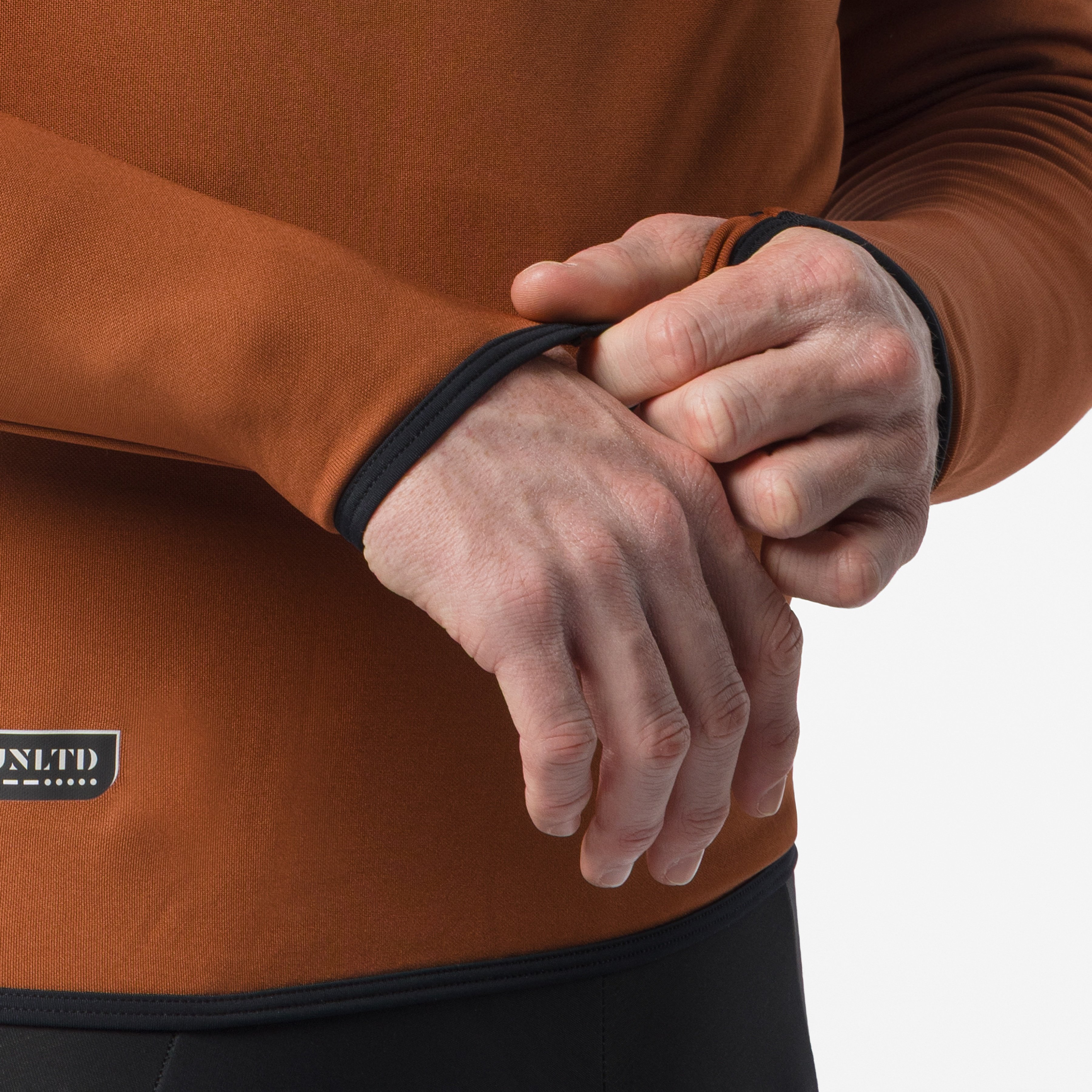 Unltd roam hoodie - mocha/yellow - castelli