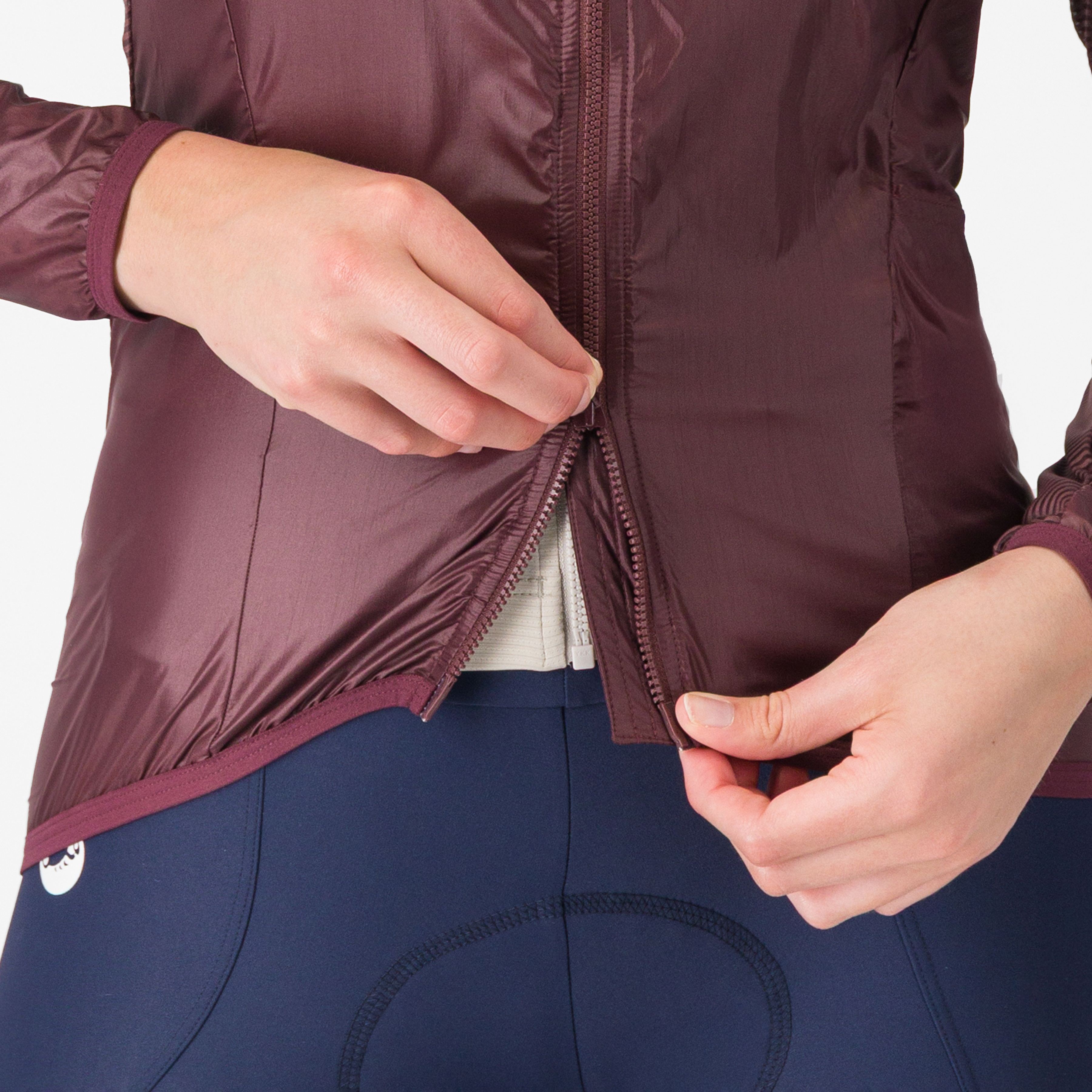Aria shell 2 w jacket - deep bordeaux - castelli