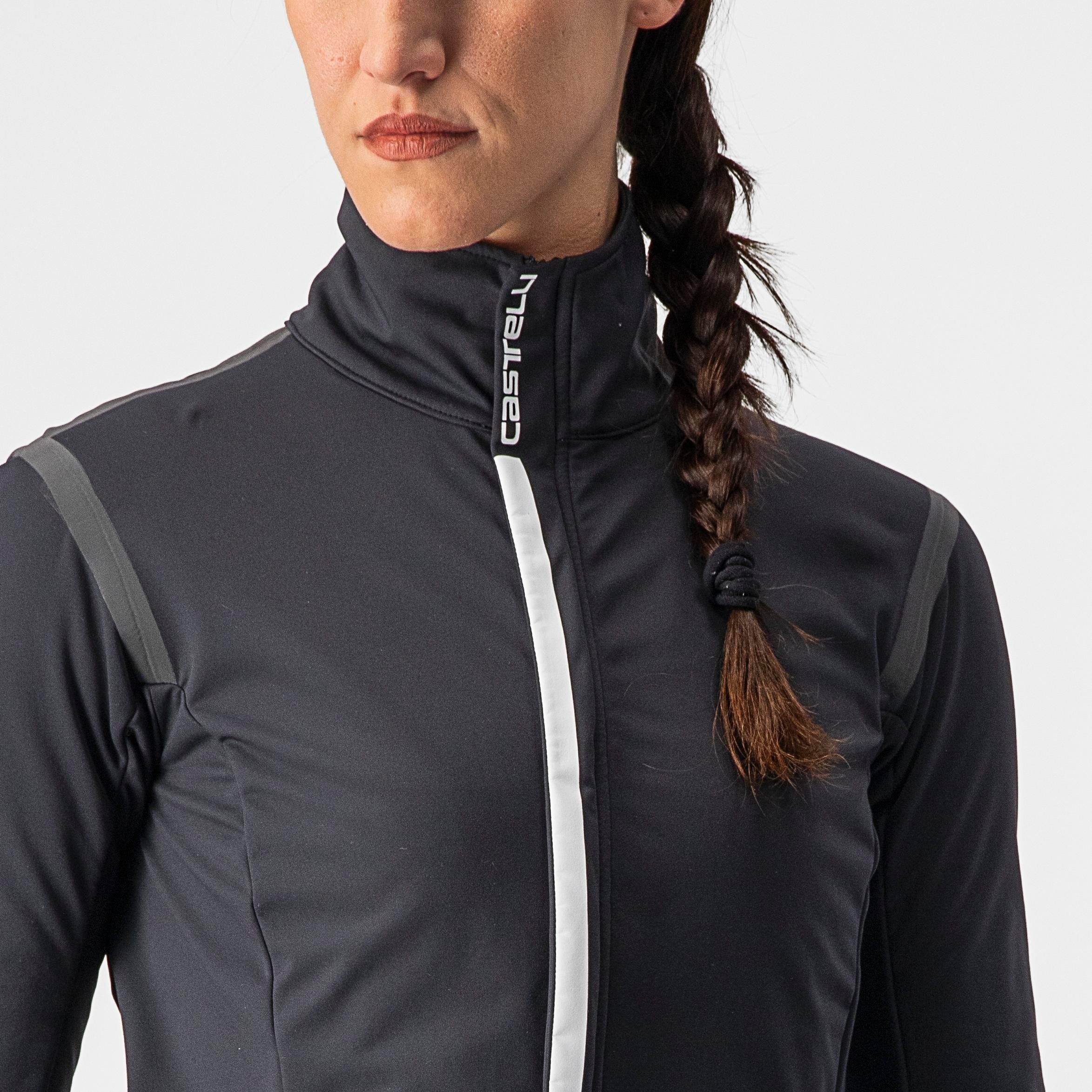 Alpha ultimate insulated w jacket - light black/white - castelli