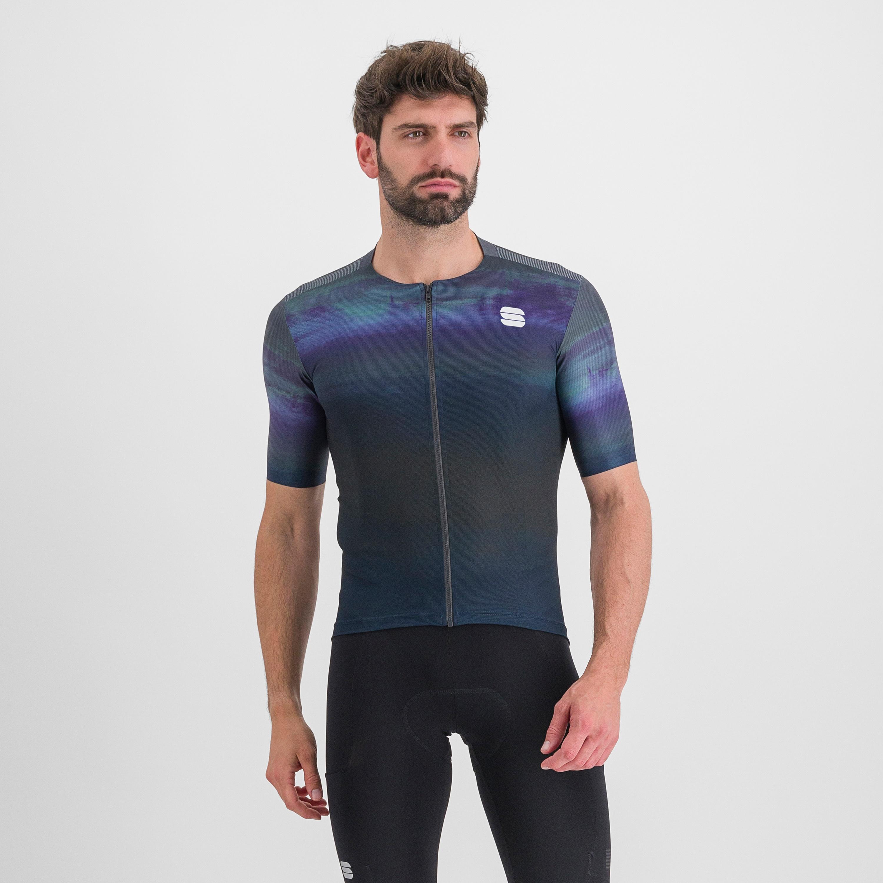Flow supergiara jersey - galaxy blue black - sportful