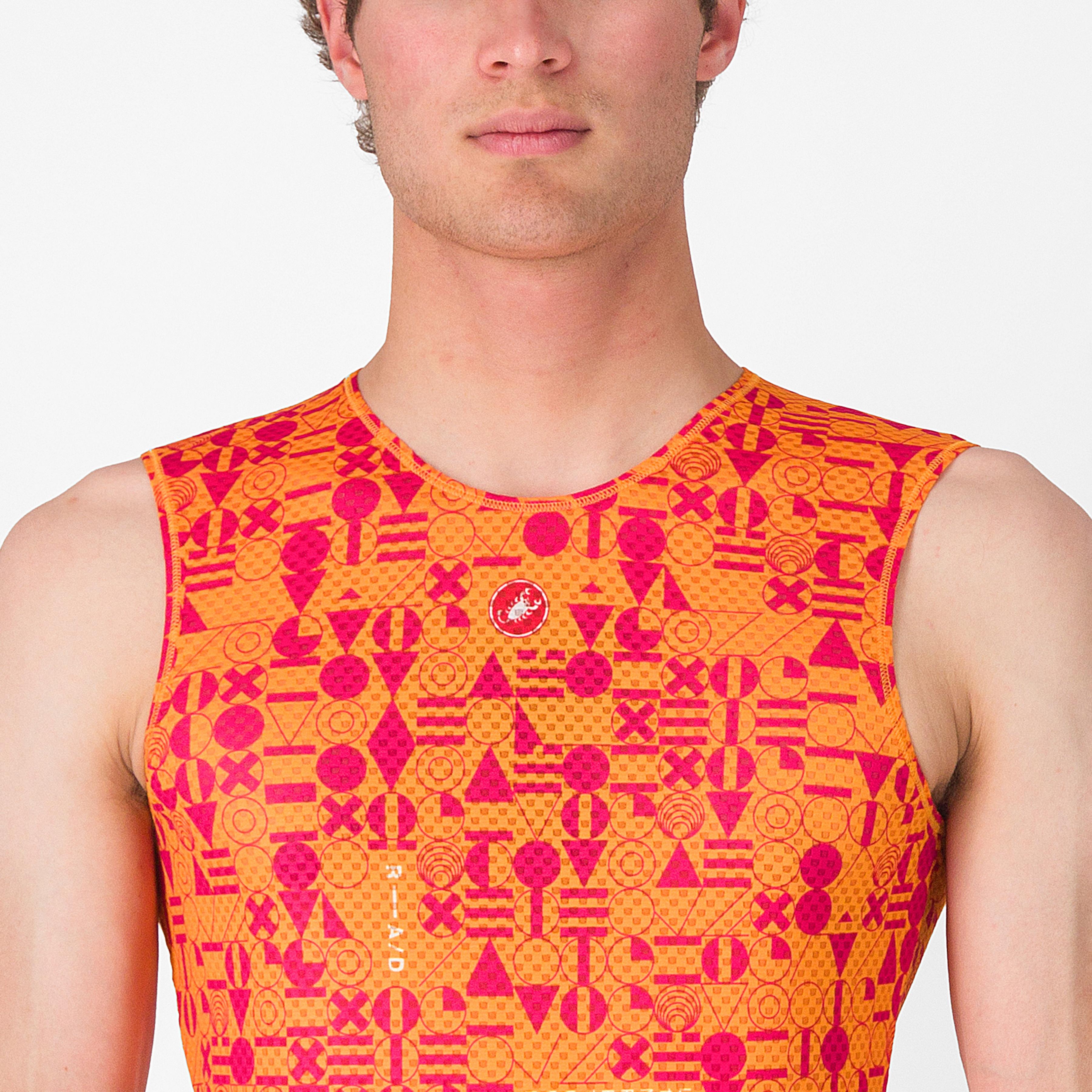 Espresso r-a/d baselayer - vivid orange - castelli
