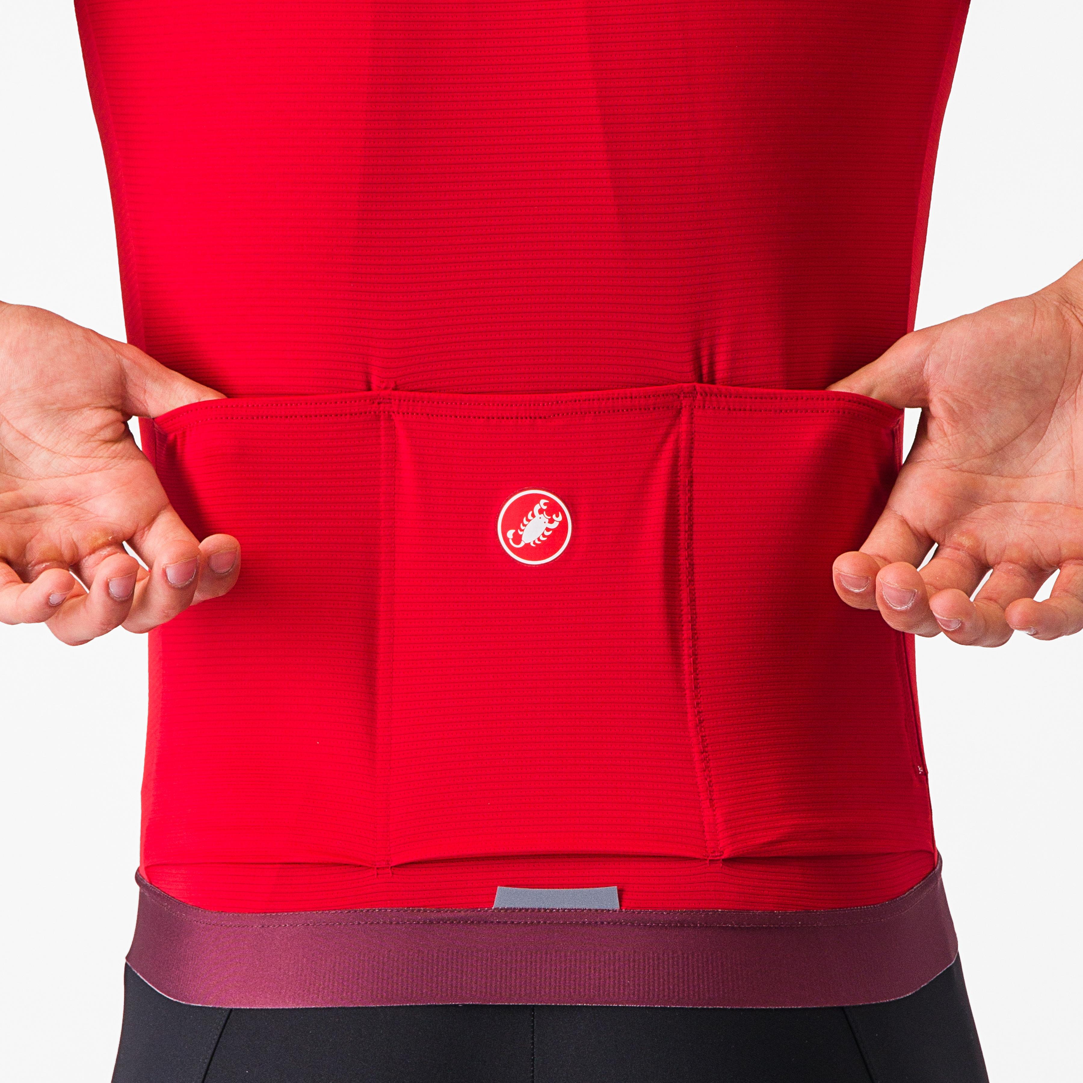 Espresso jersey - rich red/deep bordeaux - castelli