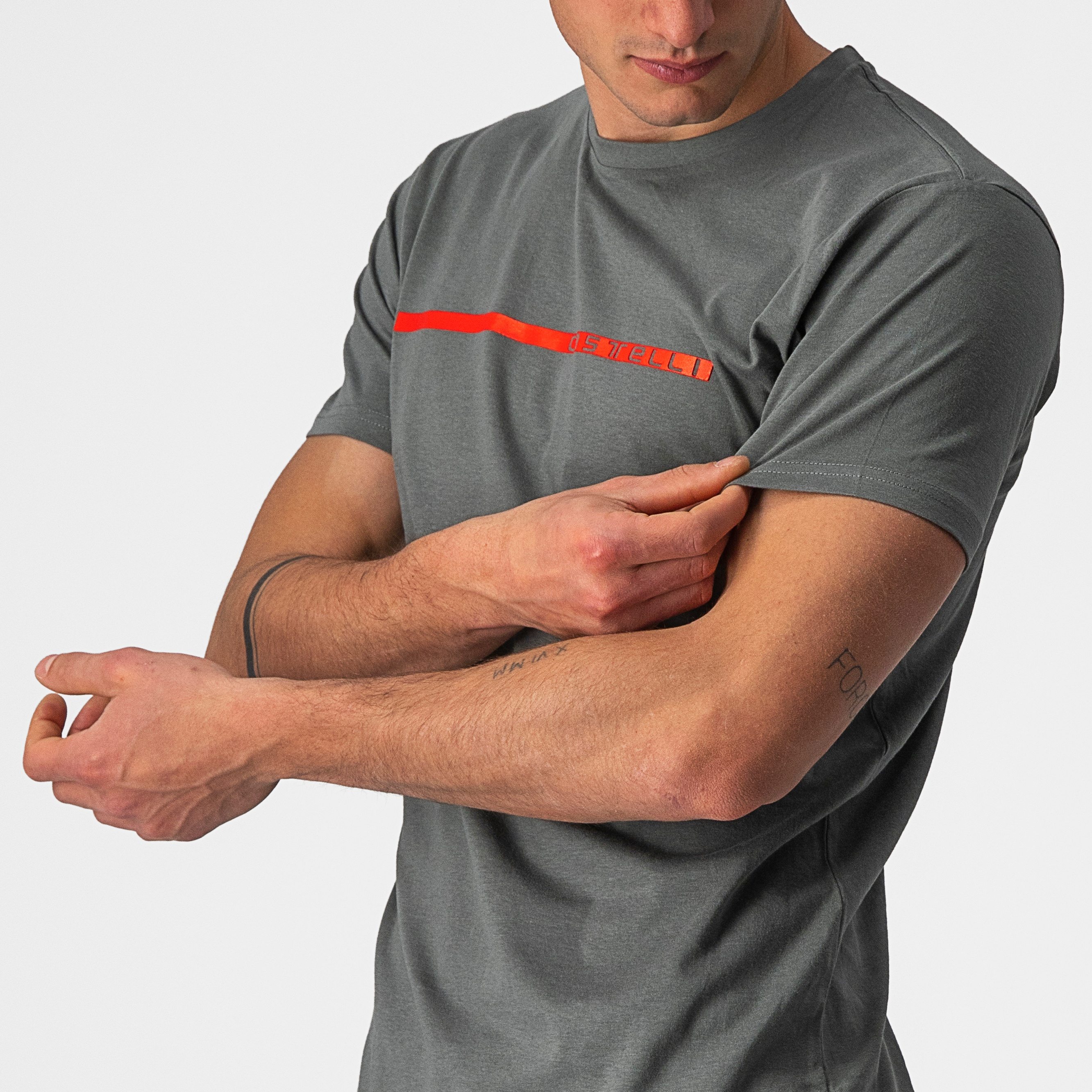 Ventaglio tee - faded dream/red - castelli