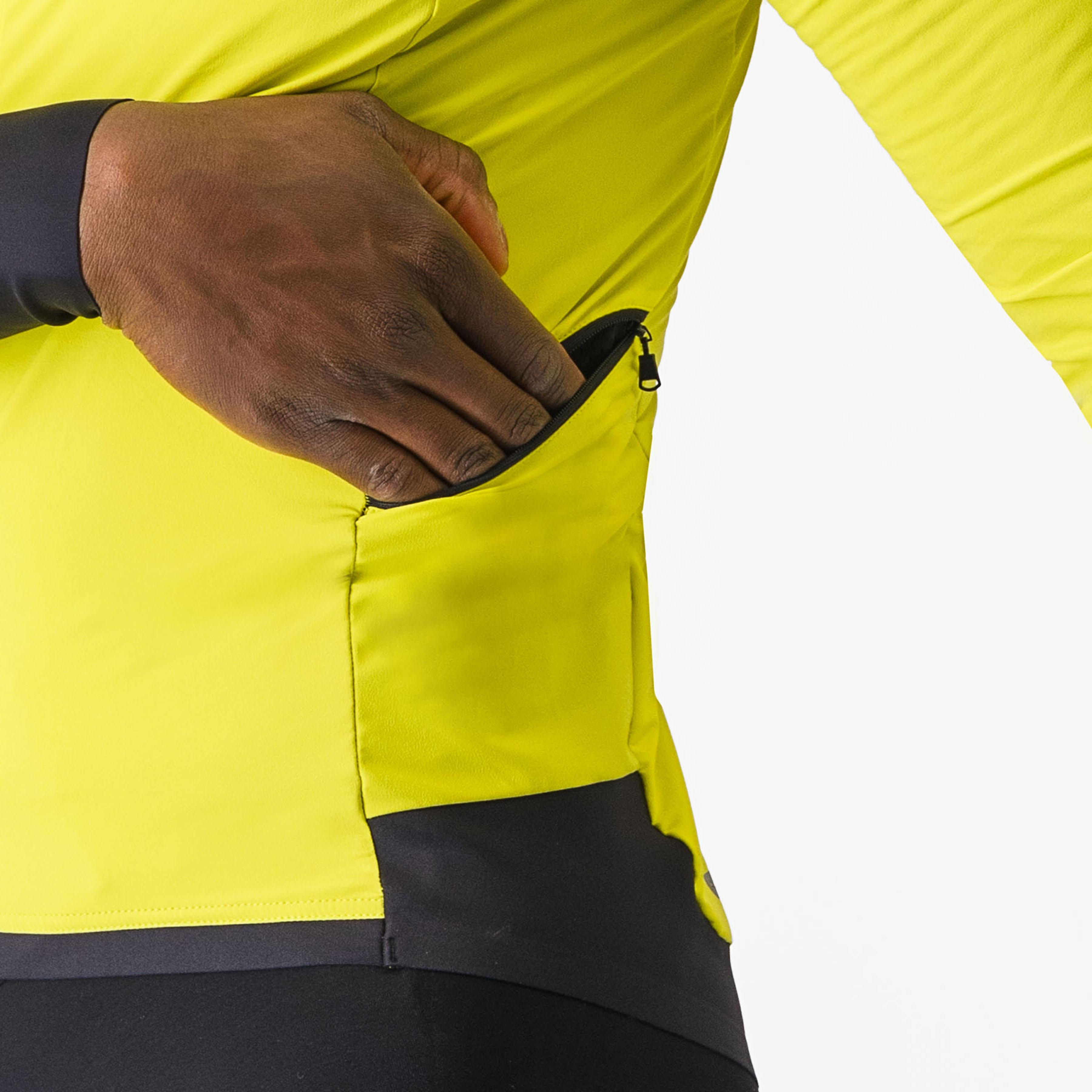 Alpha flight ros jacket - sulphur/nickel gray-dark gray - castelli
