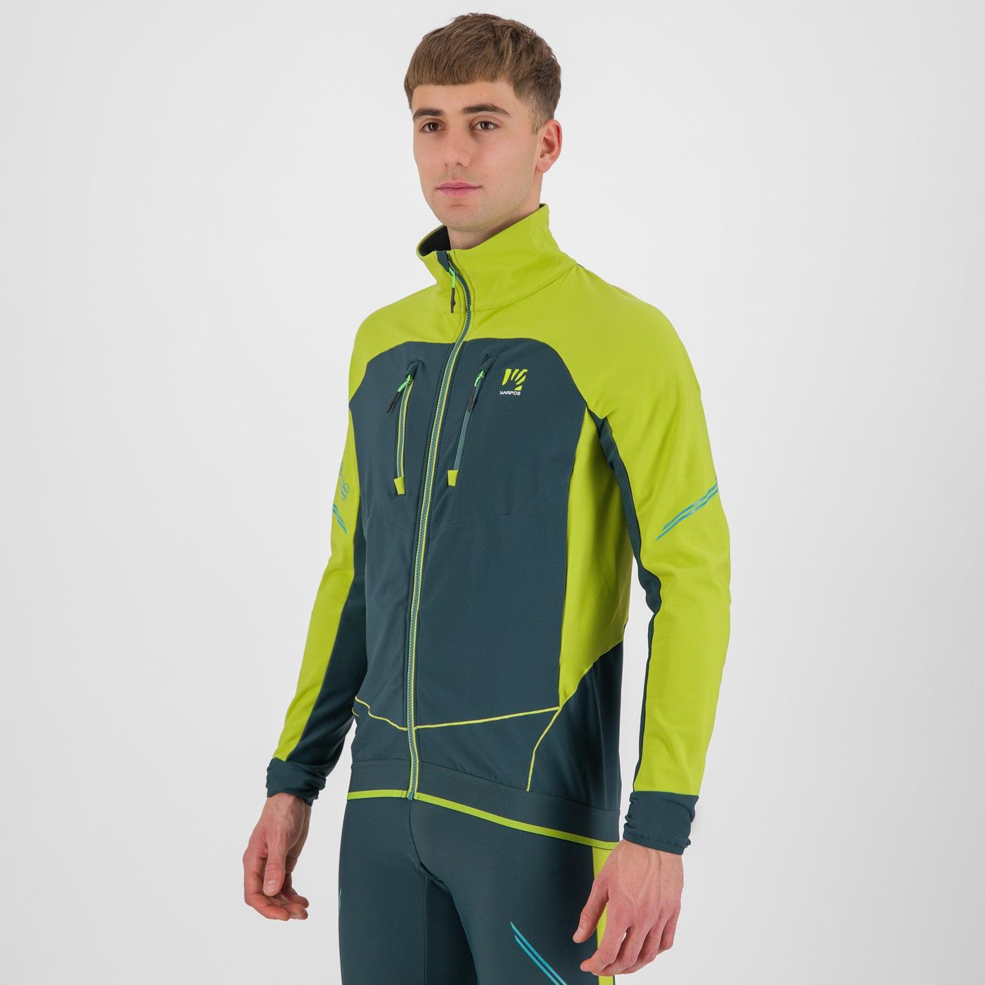 Alagna evo jacket - forest/kiwi colada - karpos