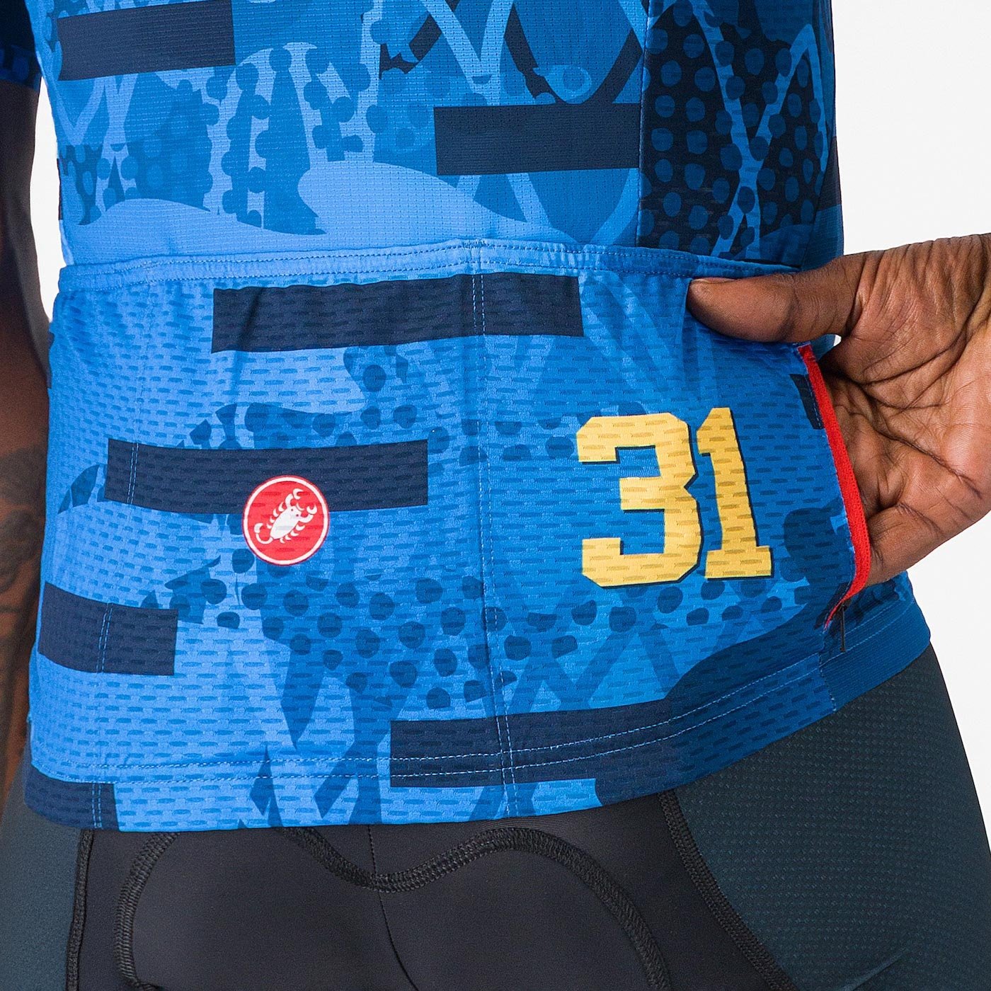 Boombaby 2 jersey - blue/gold - castelli