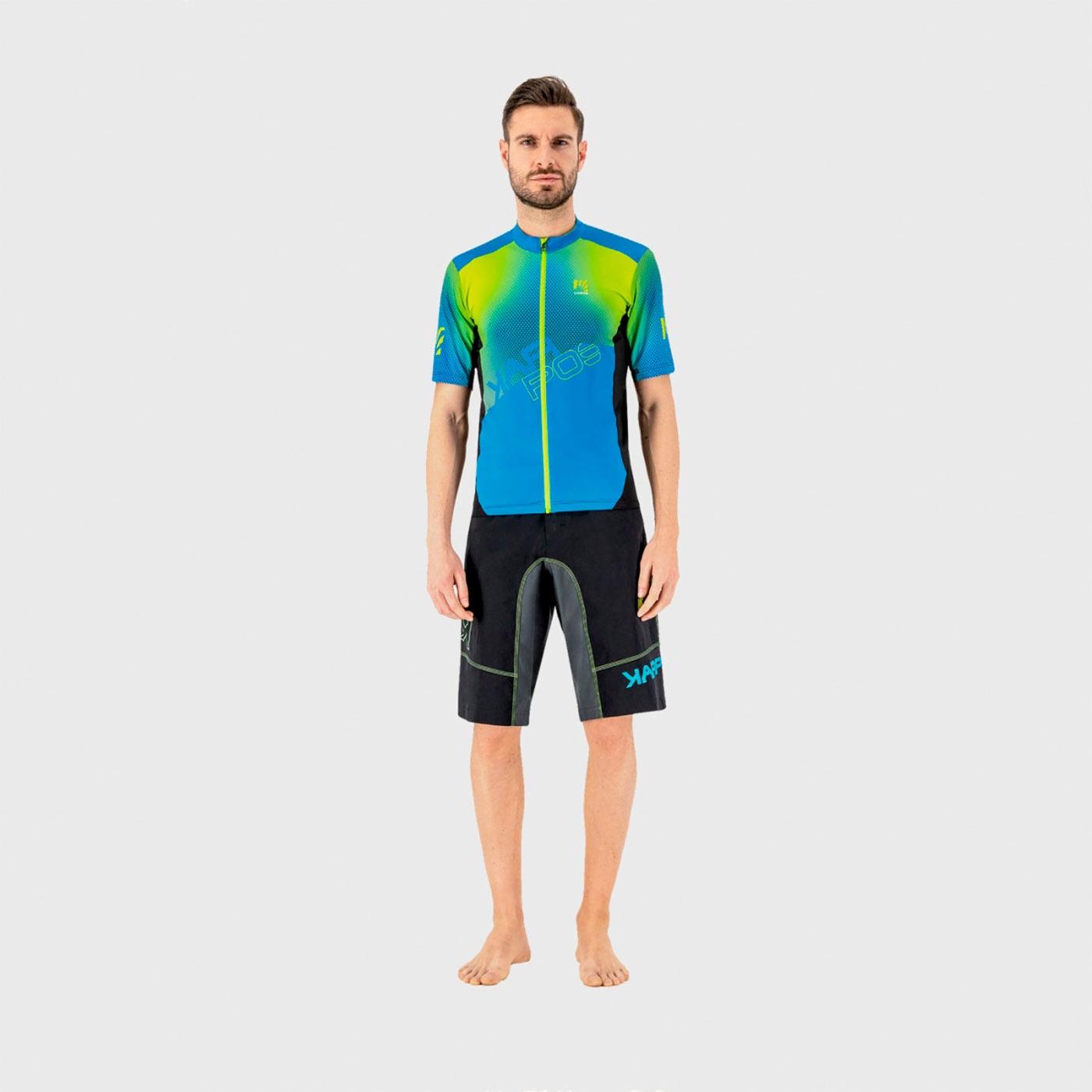 Jump jersey - print 1 indigo b./black/green - karpos