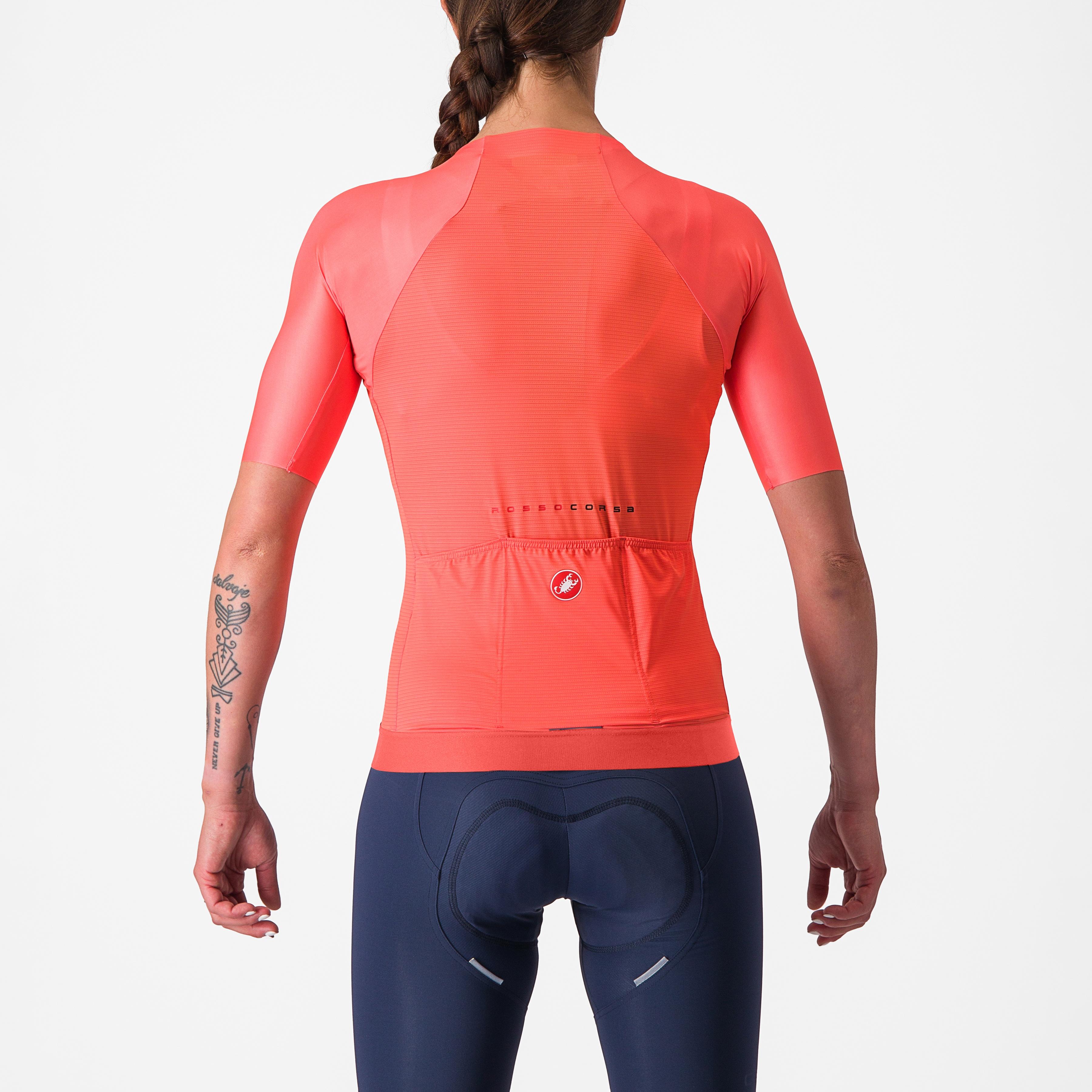 Aero pro 7.0 w jersey - brilliant pink - castelli