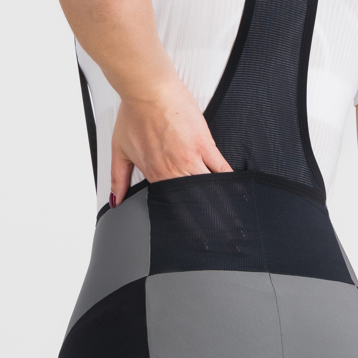 Supergiara 2 w bibshort - gun metal / black - sportful