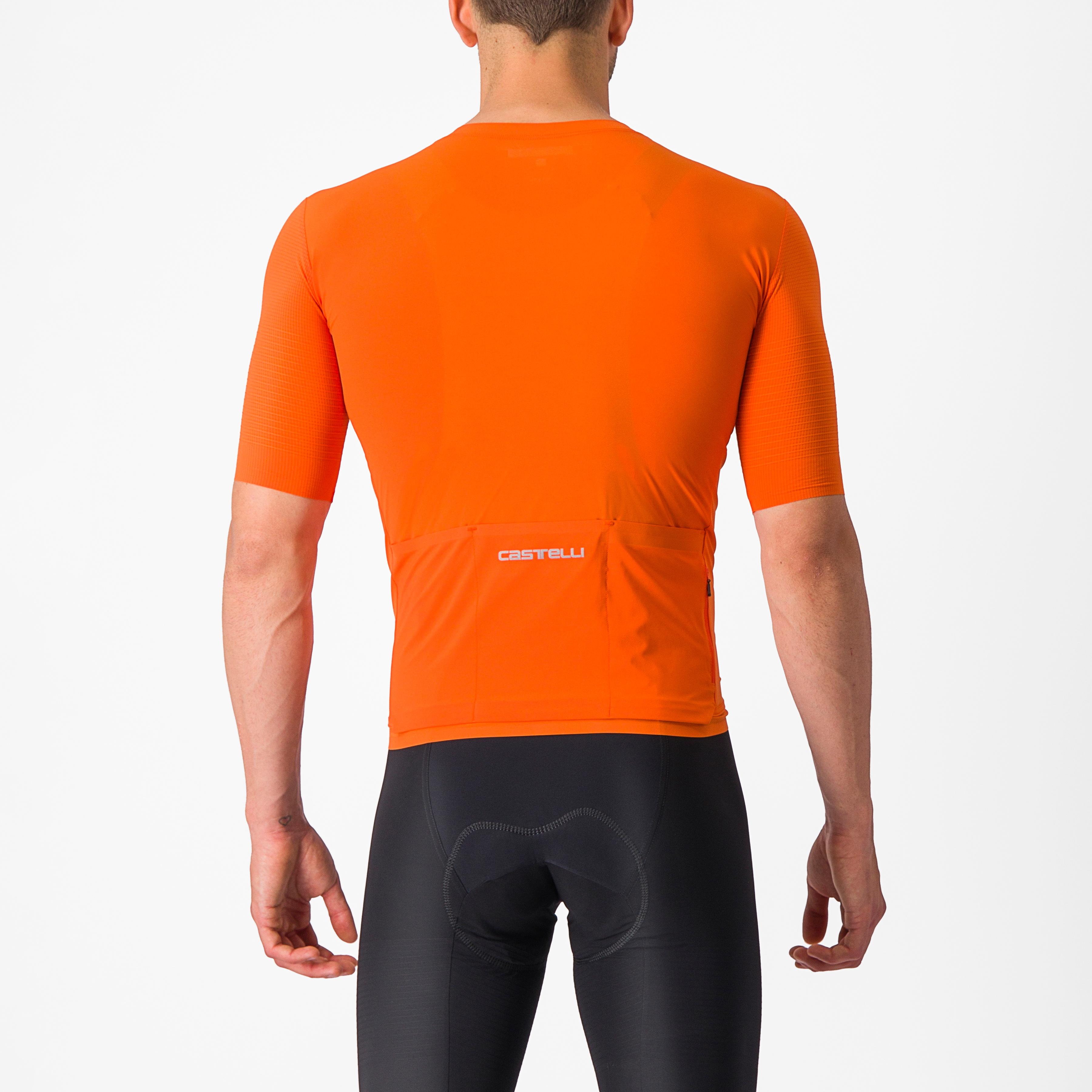 Premio black jersey - orange rust - castelli