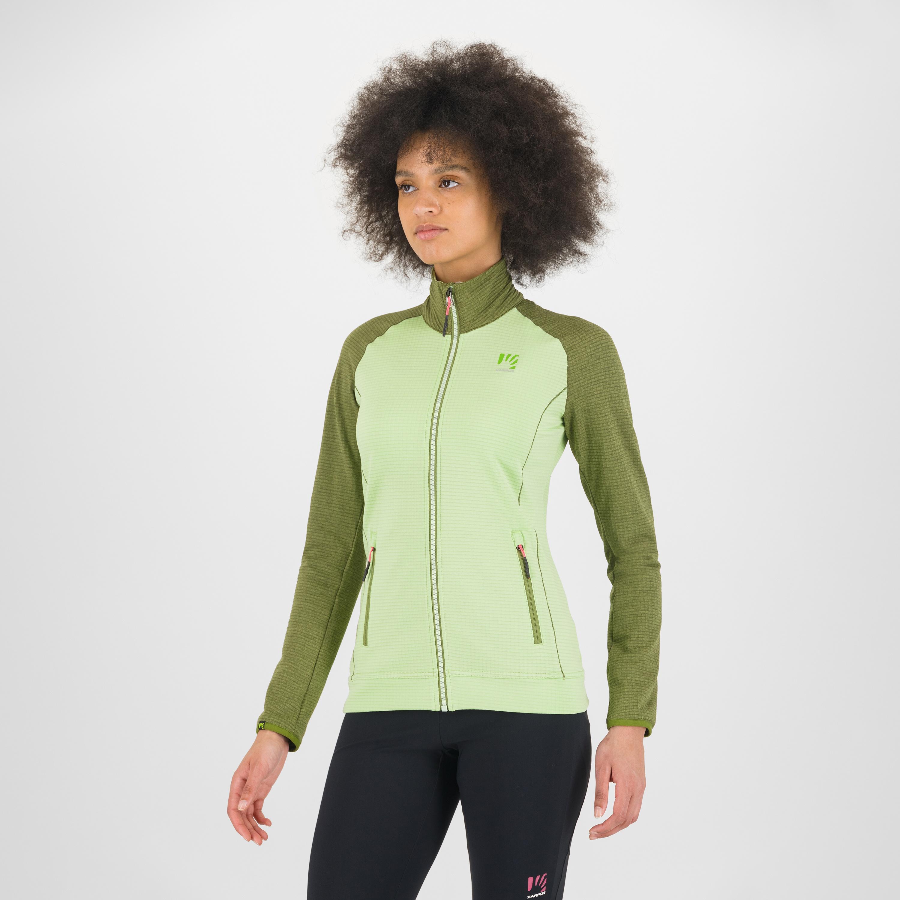 Ambrizzola w full zip - arcadian green/cedar green - karpos