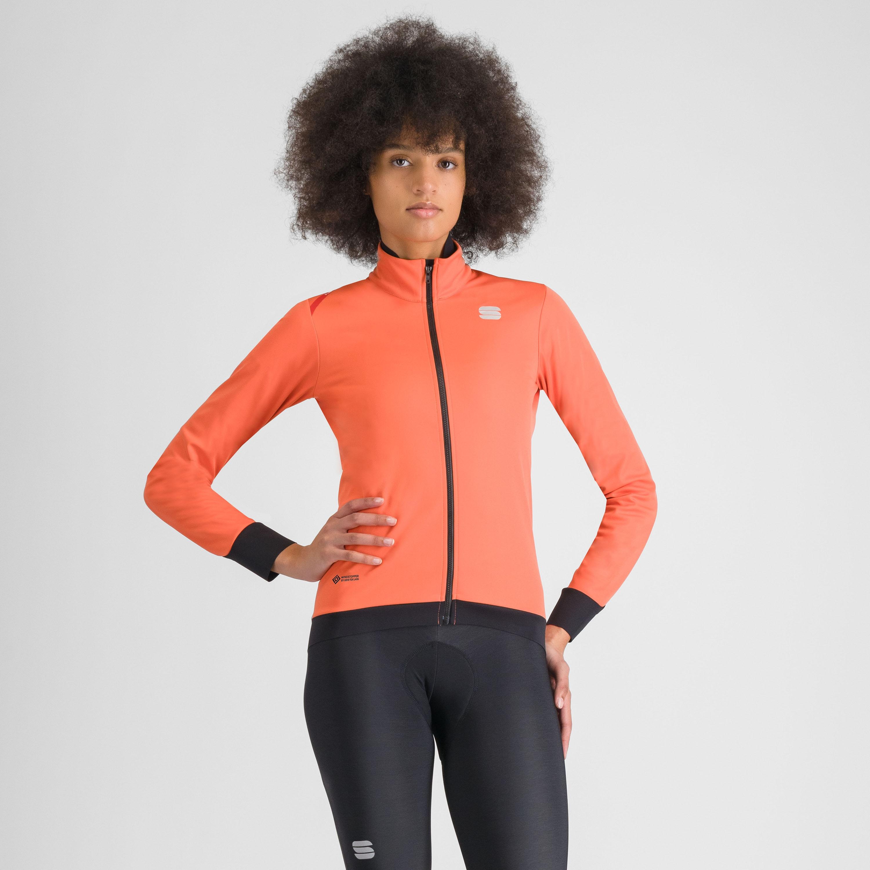 Fiandre  w jacket - pompelmo - sportful