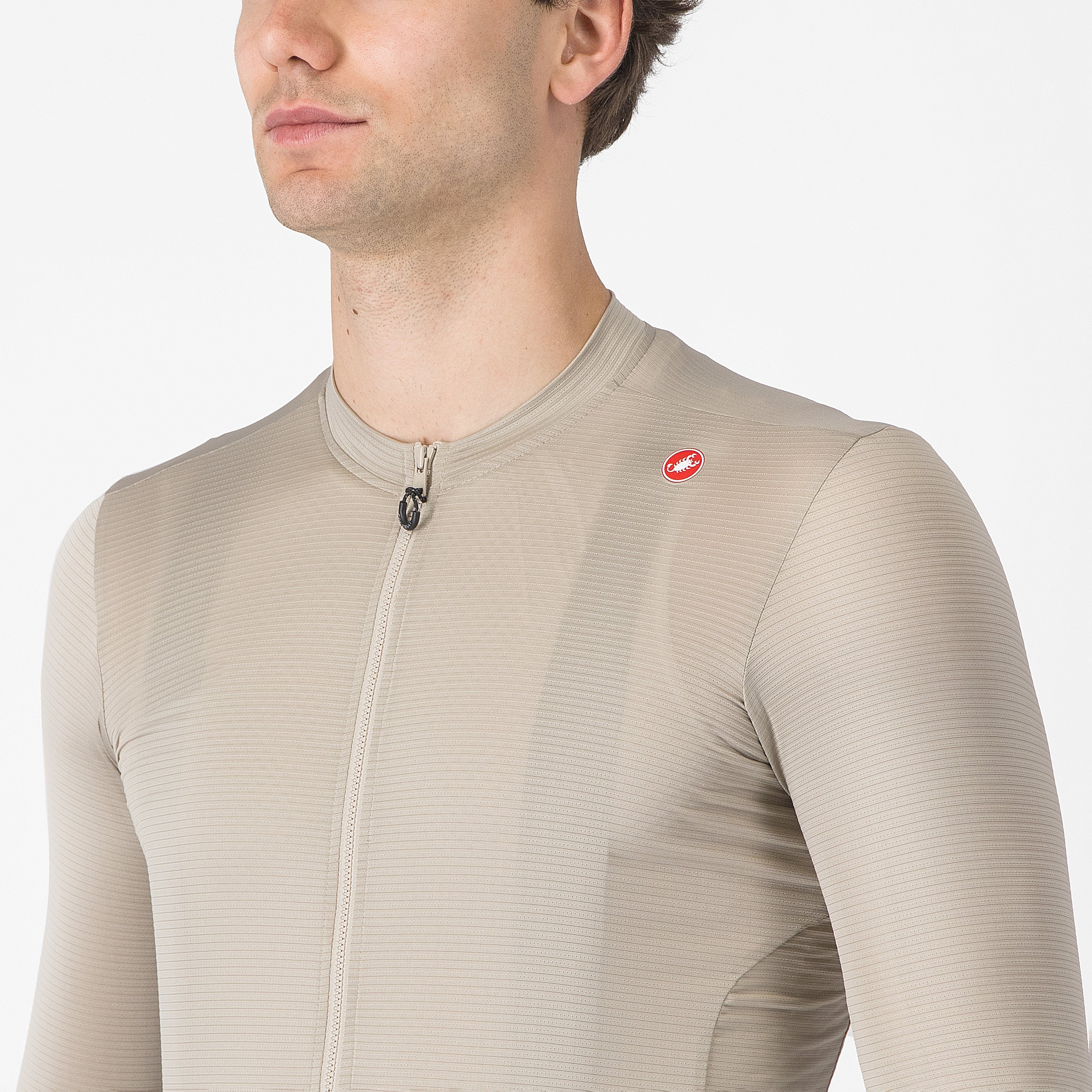 Espresso ls jersey - clay/black - castelli