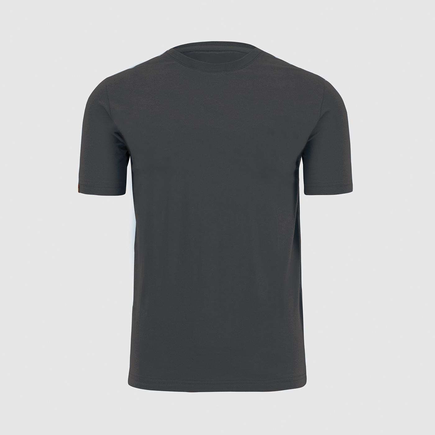 Berto cotton t-shirt - nero sabbia - karpos