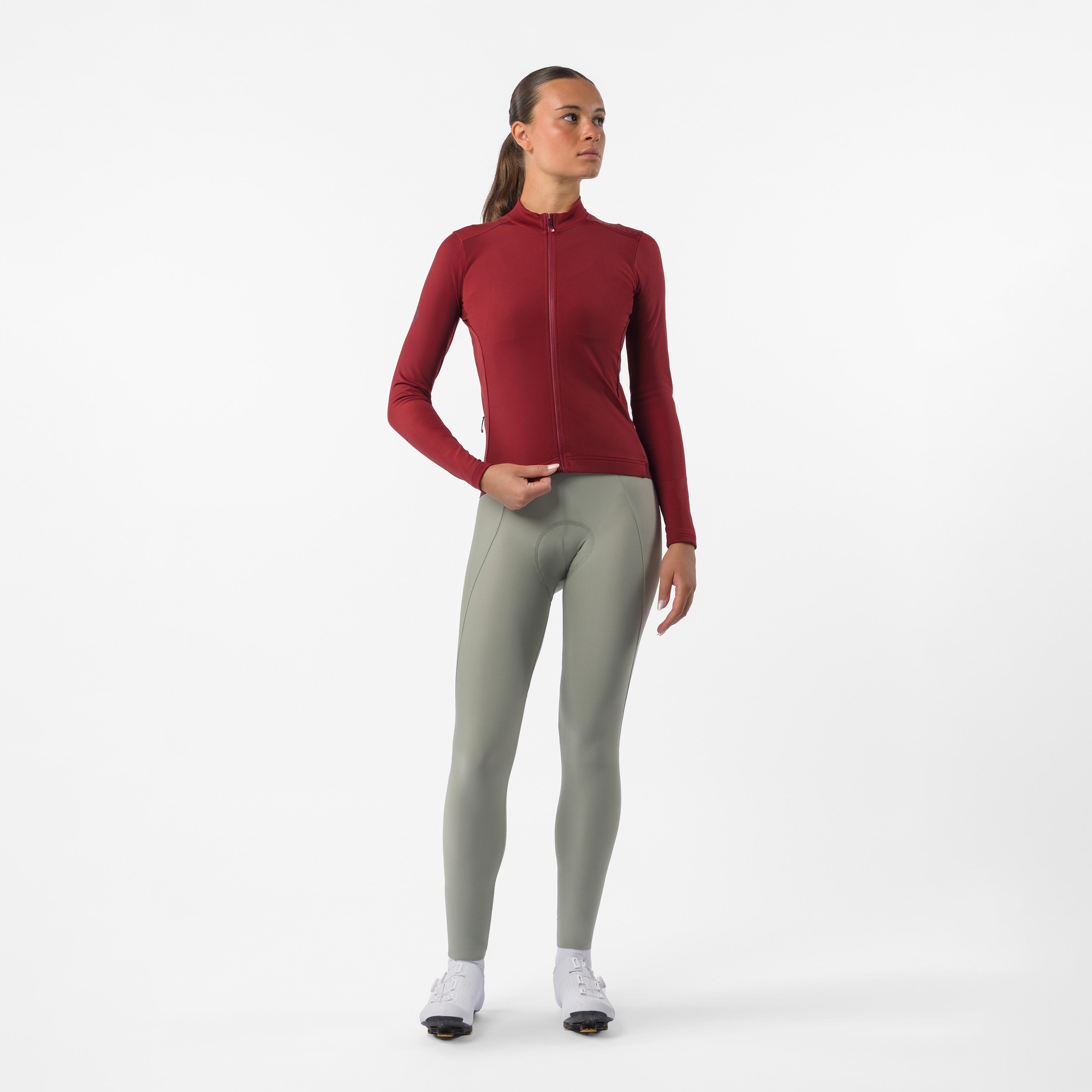 Espresso thermal 2 w jersey - garnet - castelli