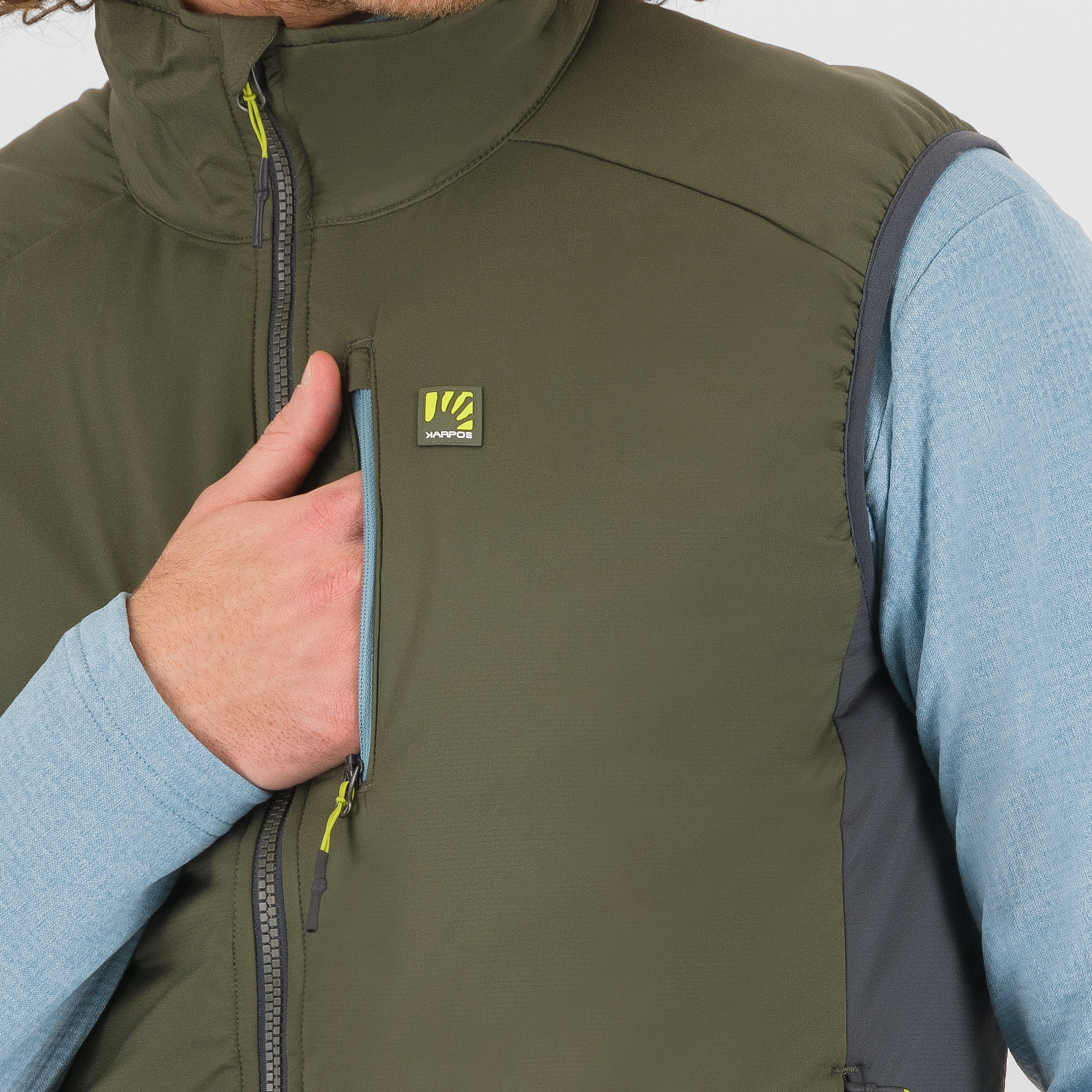 Castore vest - deep depths/woodl.gray - karpos