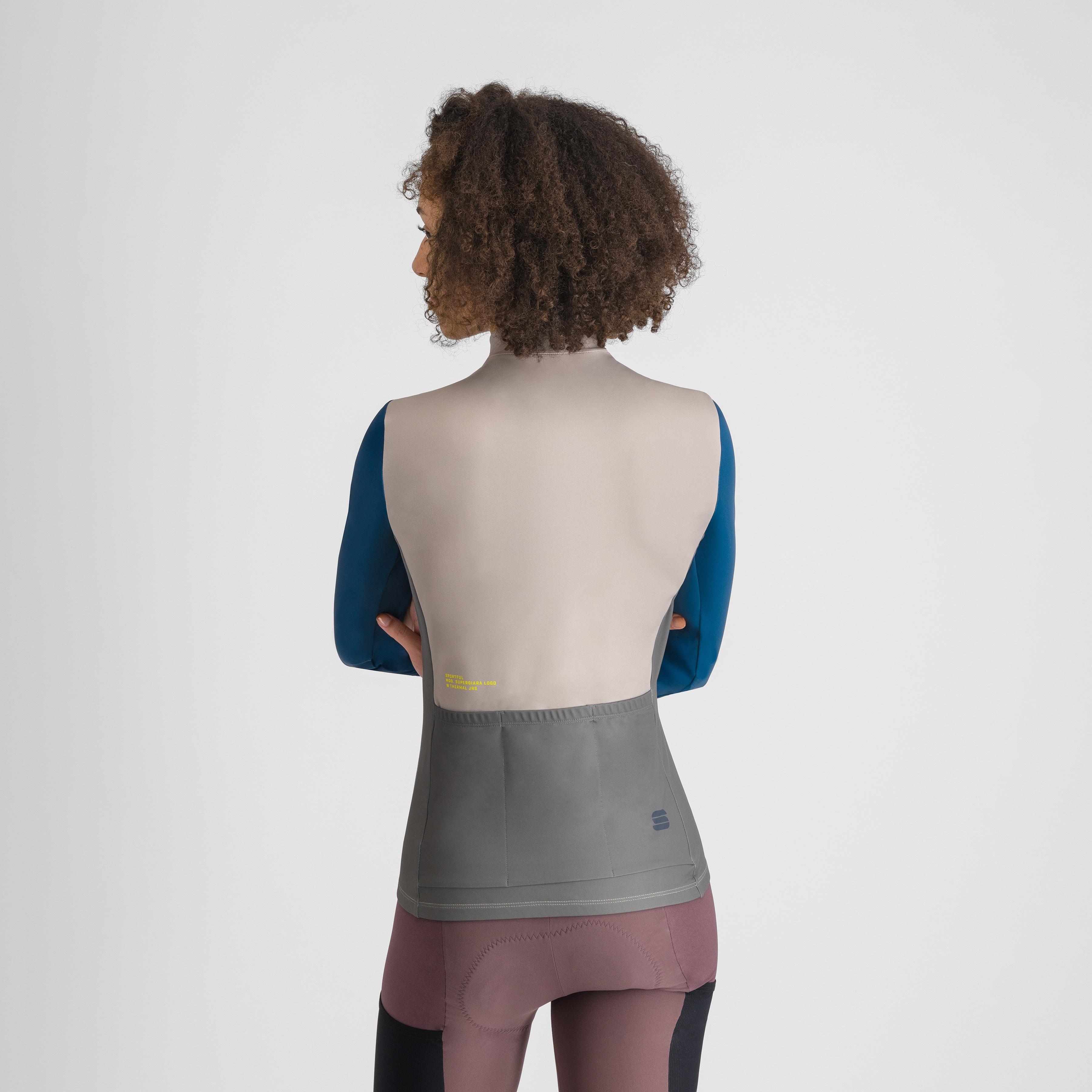 Supergiara logo thermal w jersey - sand - sportful