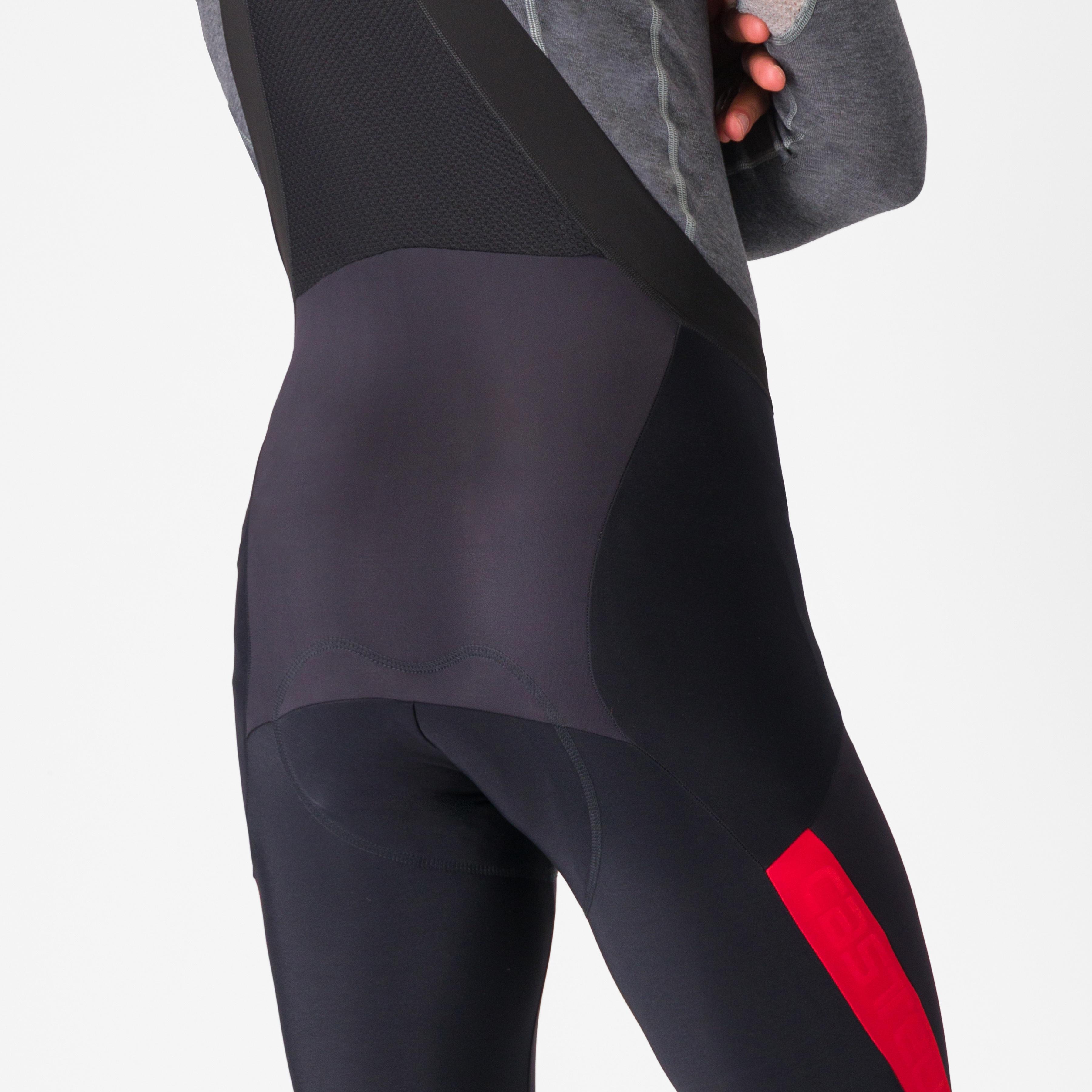 Sorpasso ros bibtight - black red - castelli